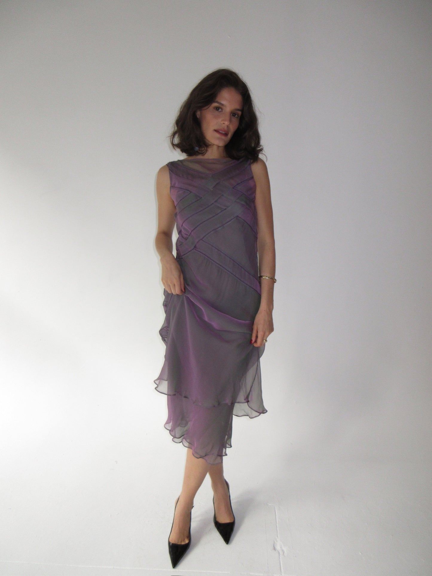 SS1998 Alberta Ferretti silk dress