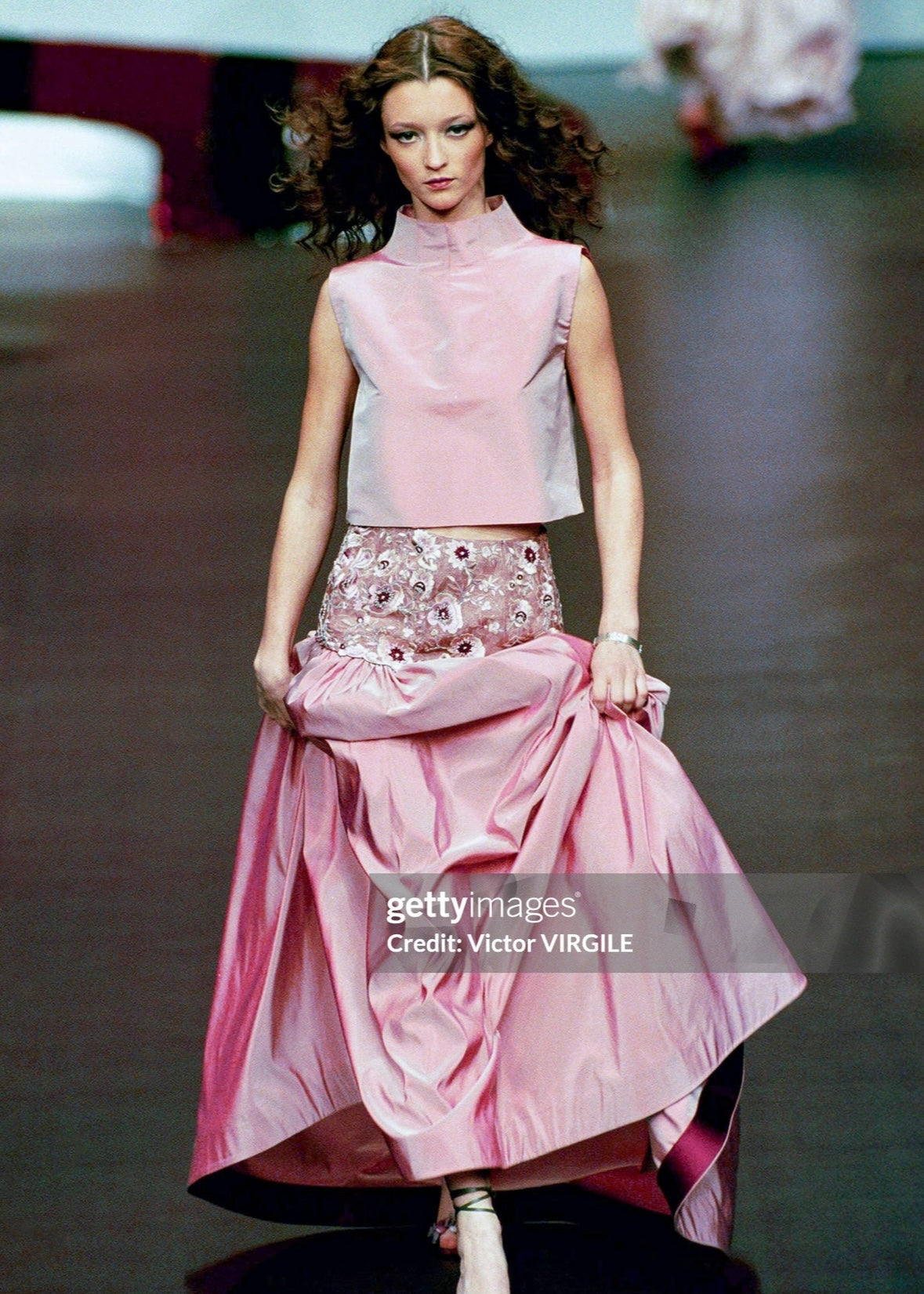 FW1999 Valentino silk gown