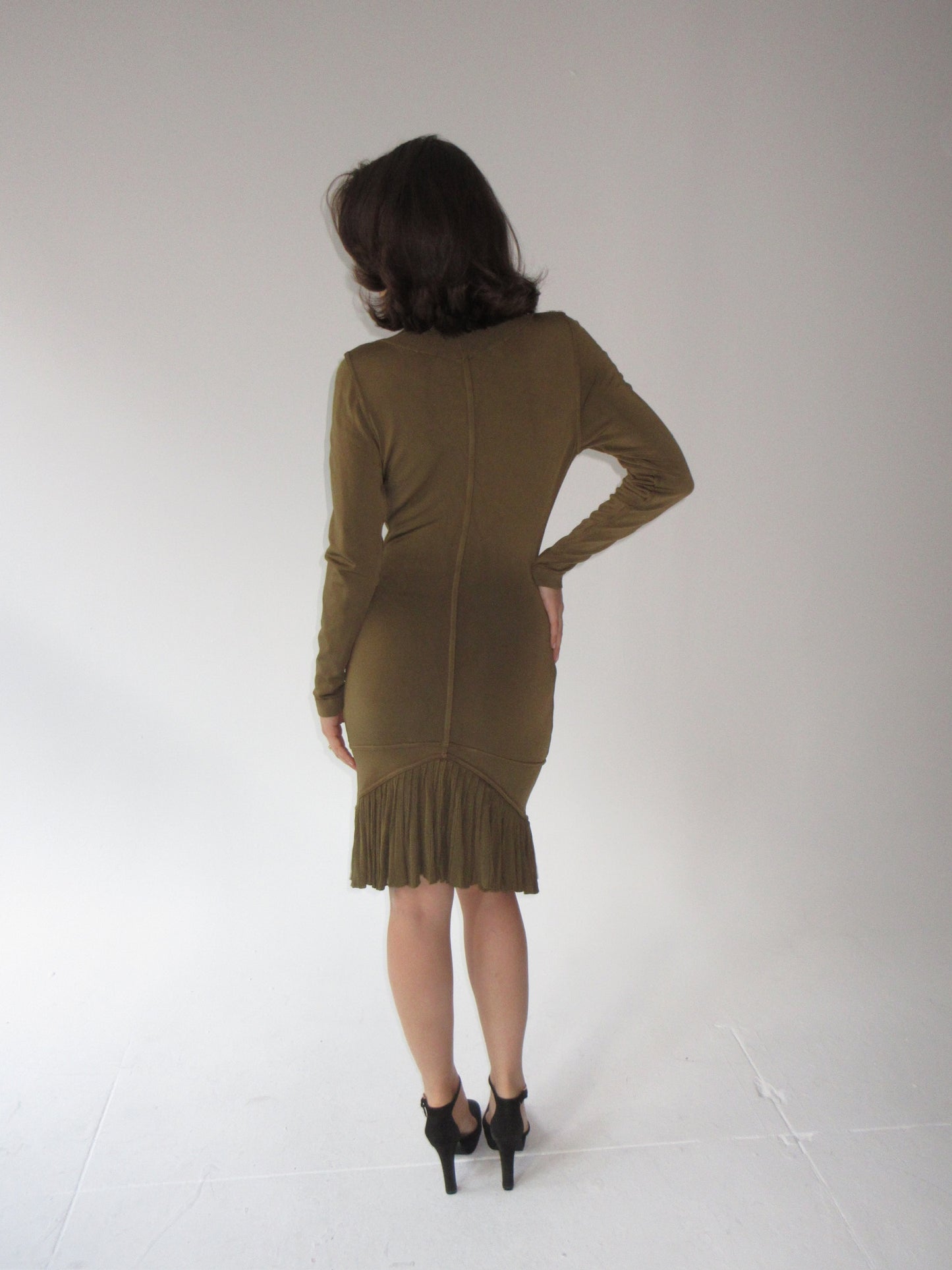 1990 Alaïa fishtail dress
