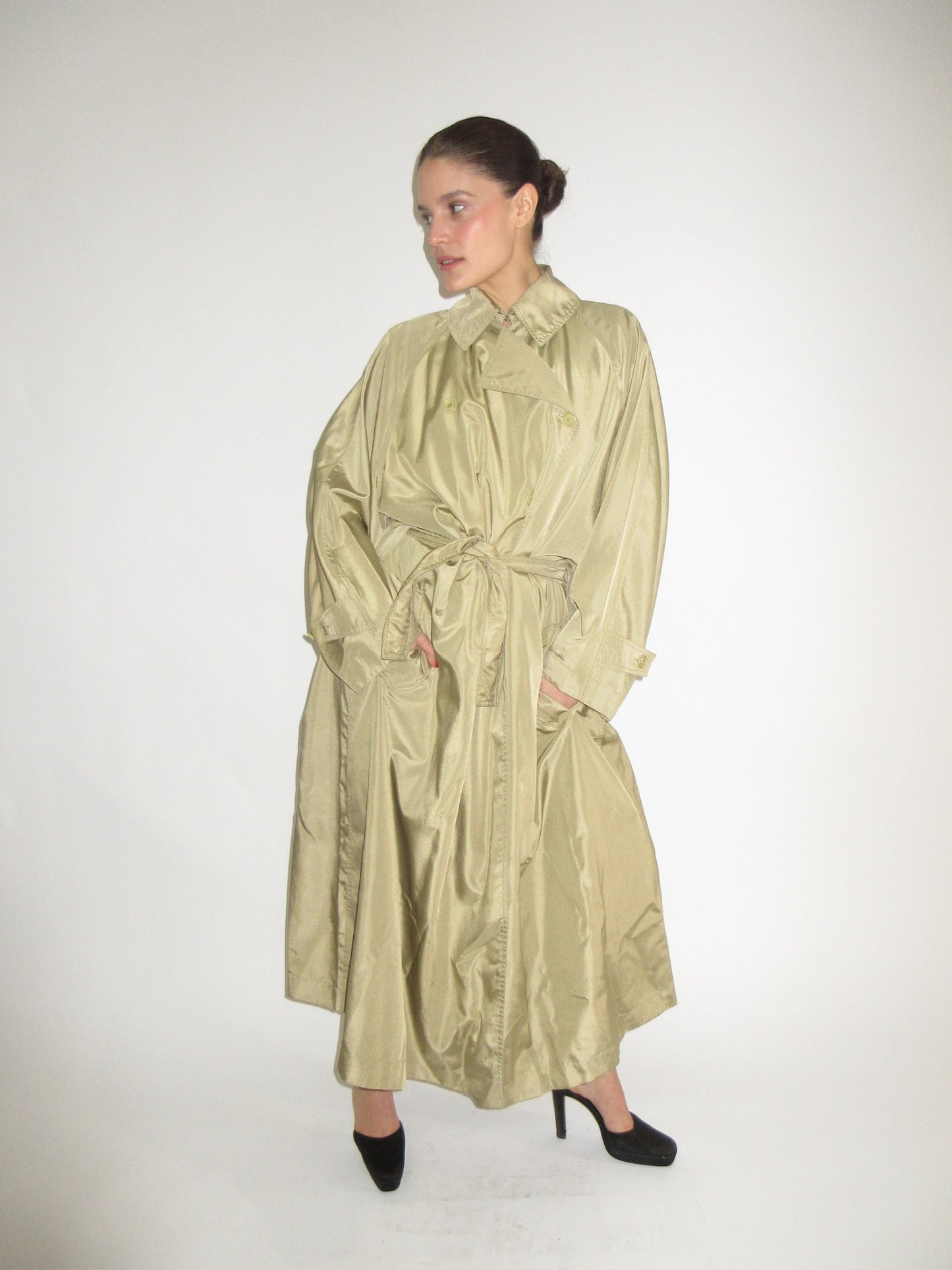 FW1986 Alaïa silk trench