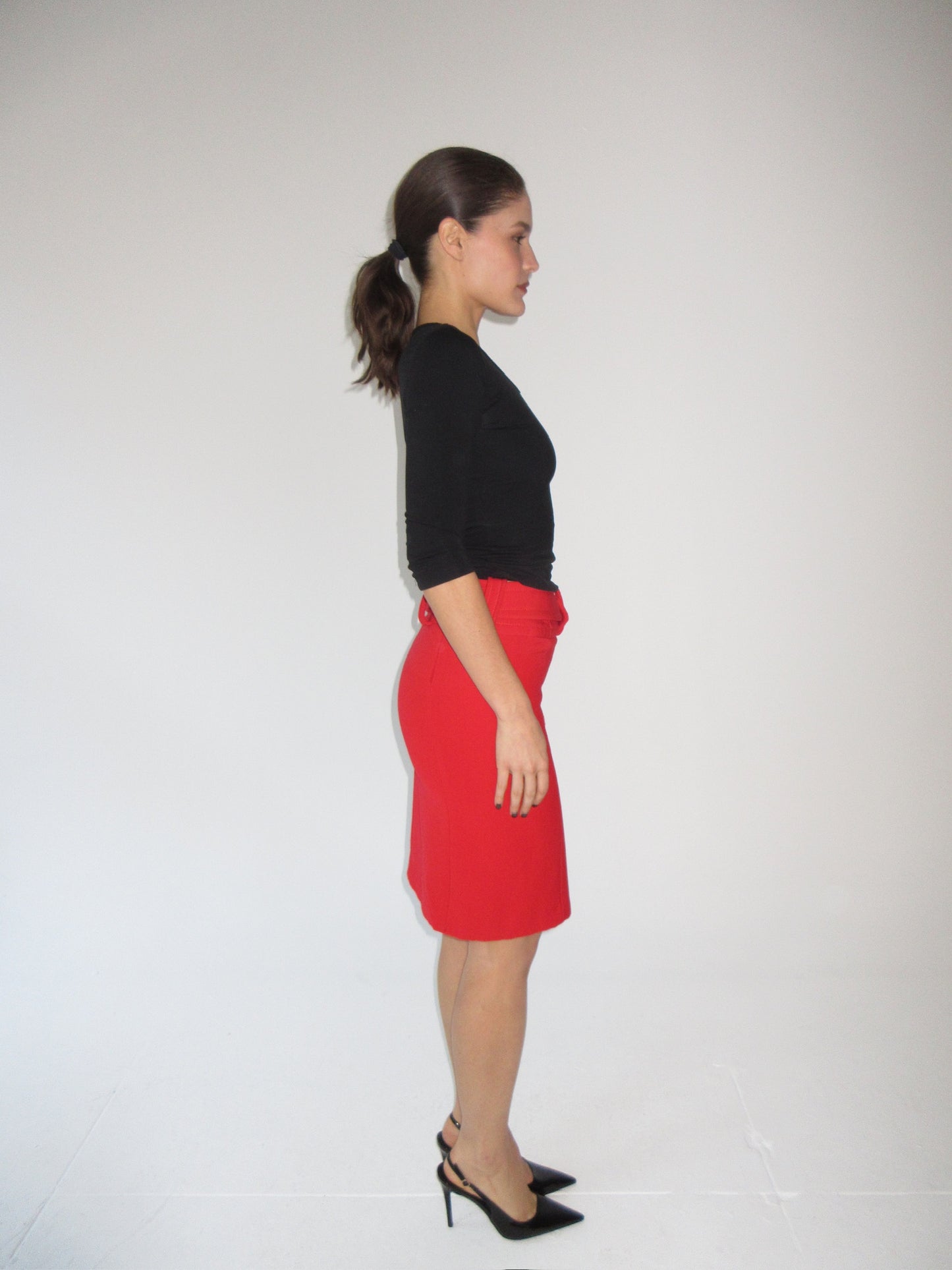Vintage Dolce & Gabbana red skirt