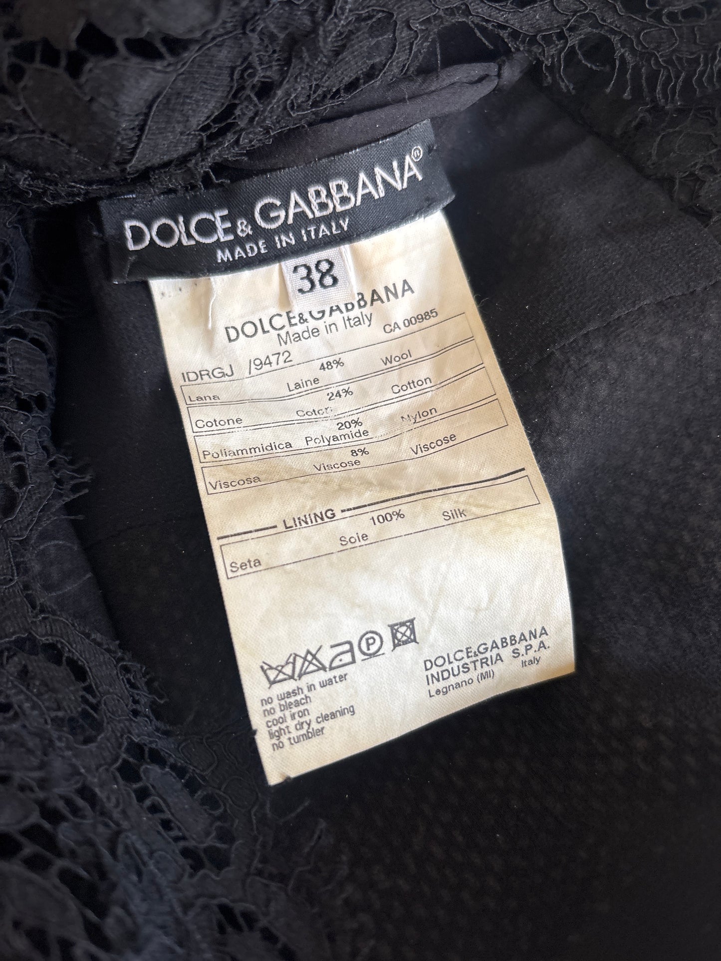 FW2004 Dolce & Gabbana runway dress