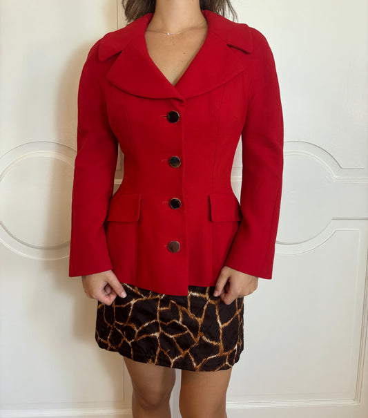 Iconic FW1995 Dolce & Gabbana Red Jacket