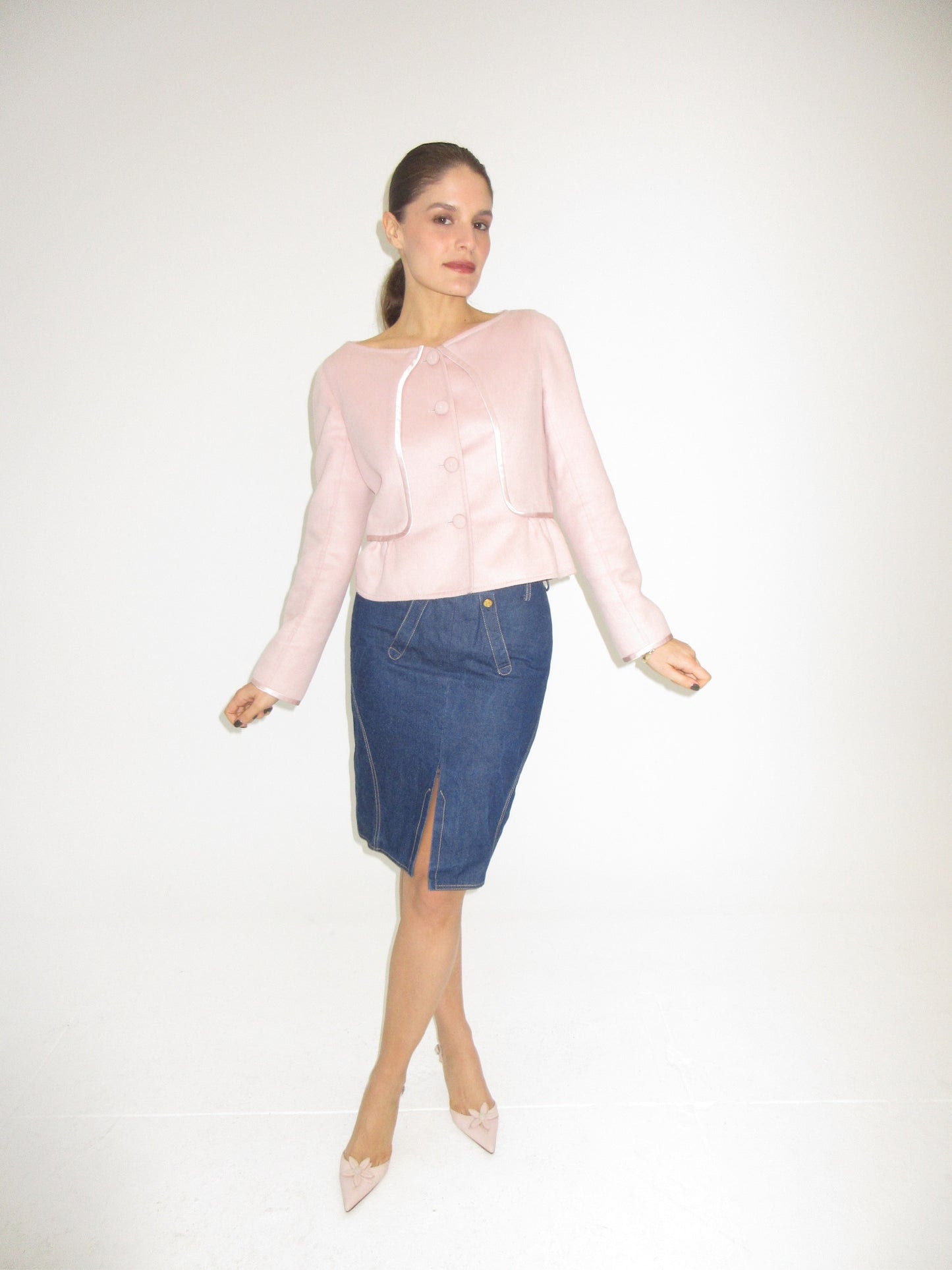 Vintage Dior by Galliano denim skirt