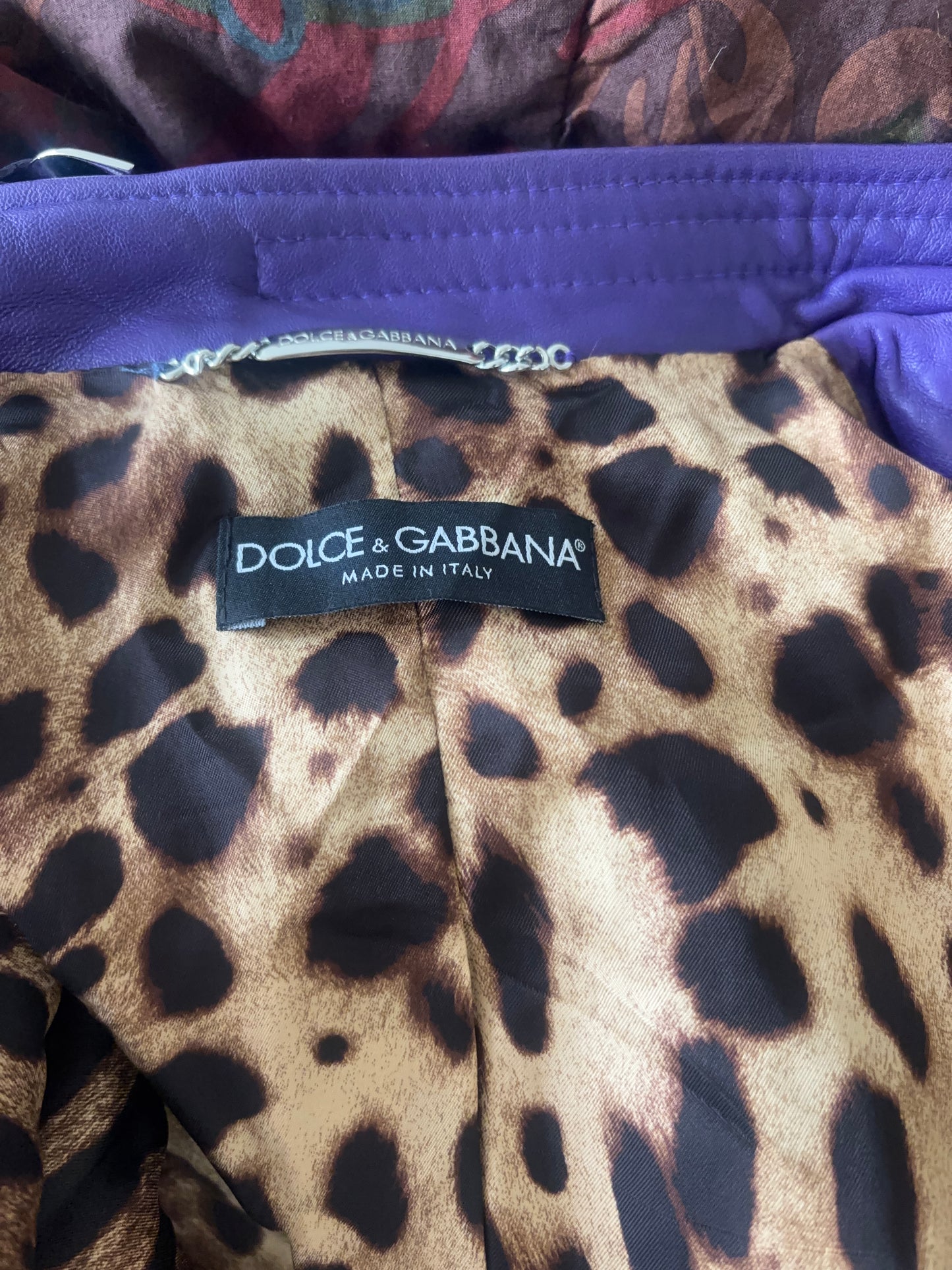 Vintage Dolce & Gabbana leather jacket