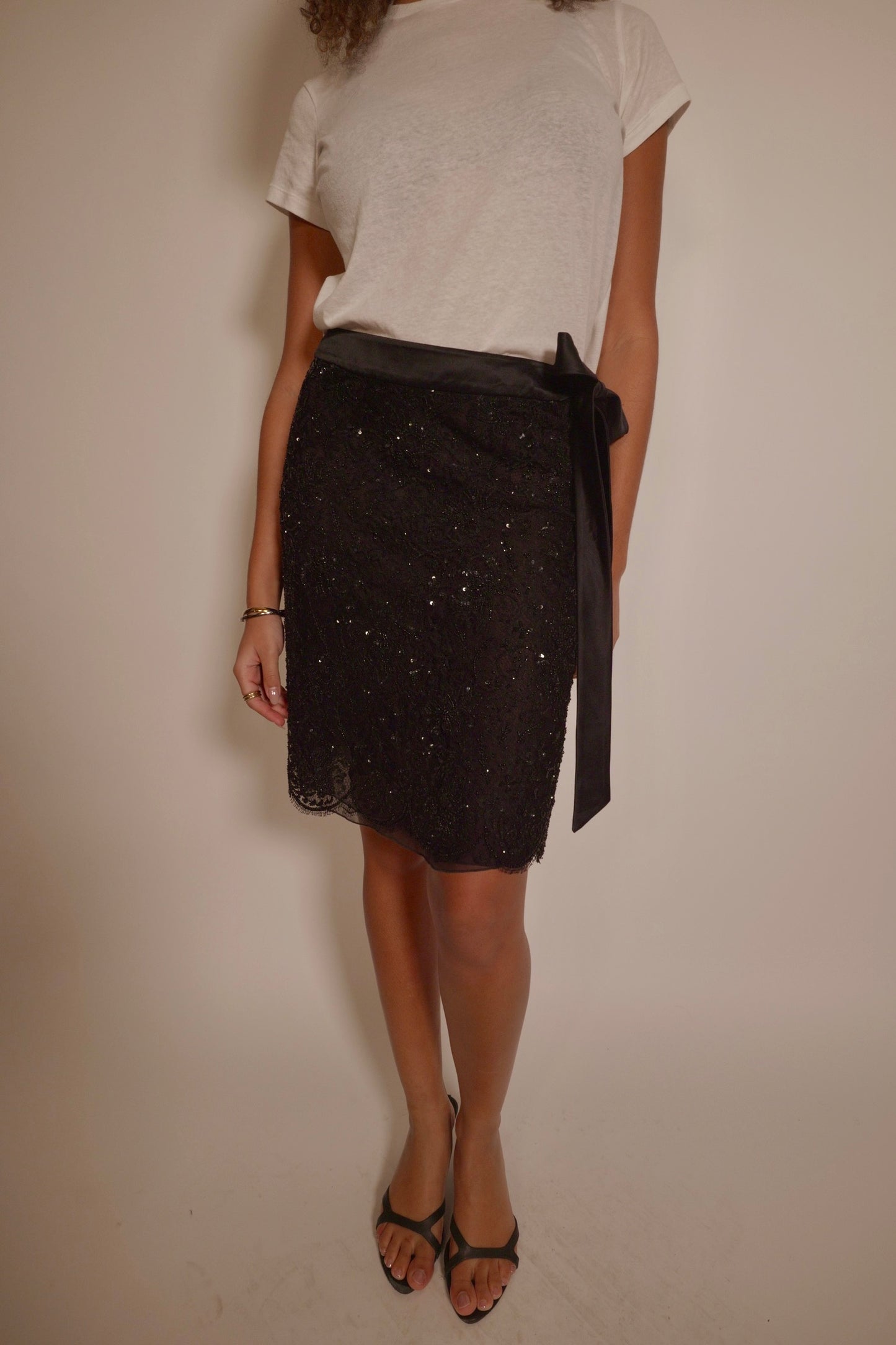 FW2002 Valentino Beaded skirt