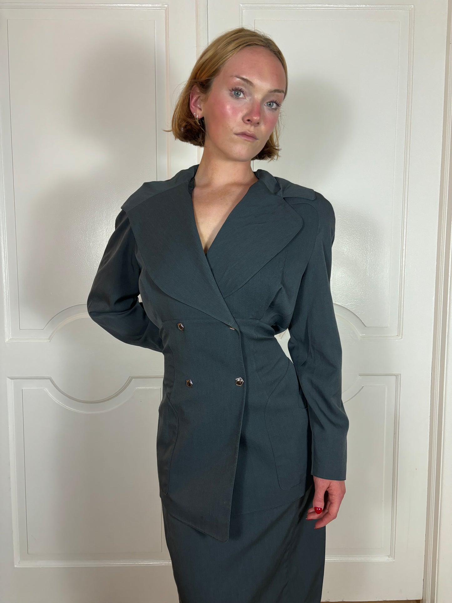 Iconic Thierry Mugler Blazer and matching skirt