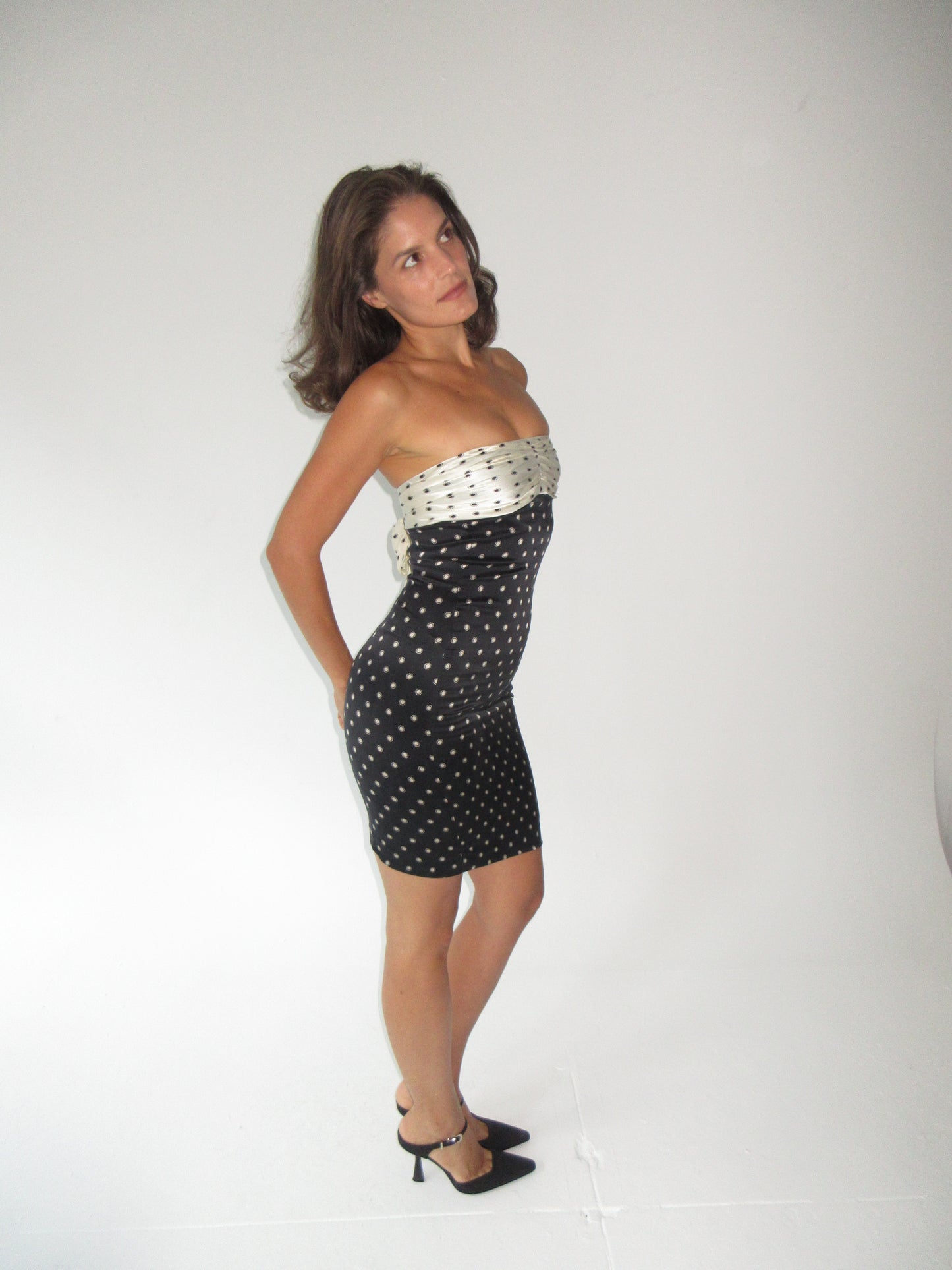Vintage YSL silk dress
