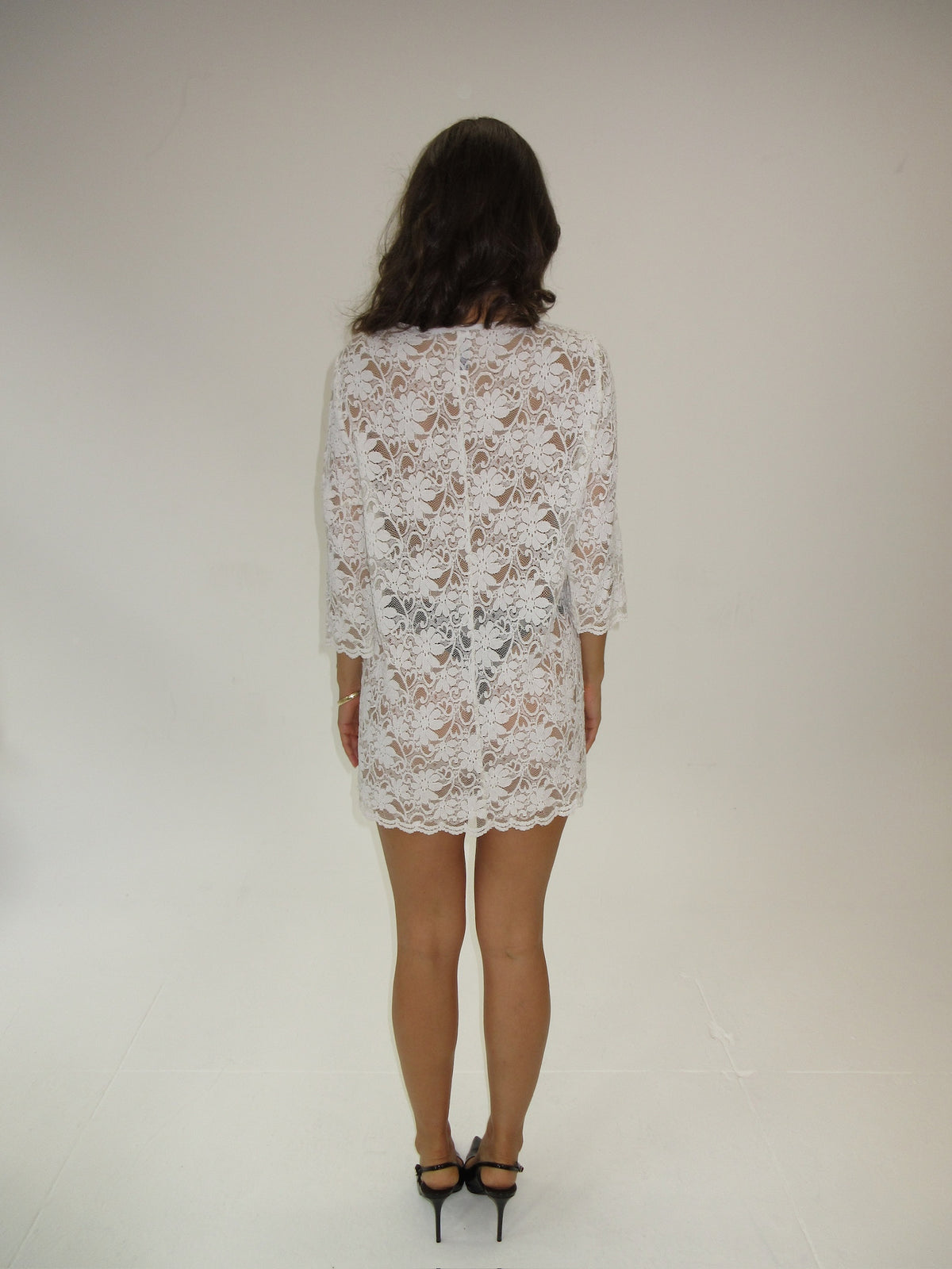 Givenchy White Mini Lace Dress