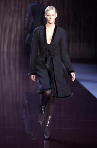 FW2003 Valentino fur and leather jacket