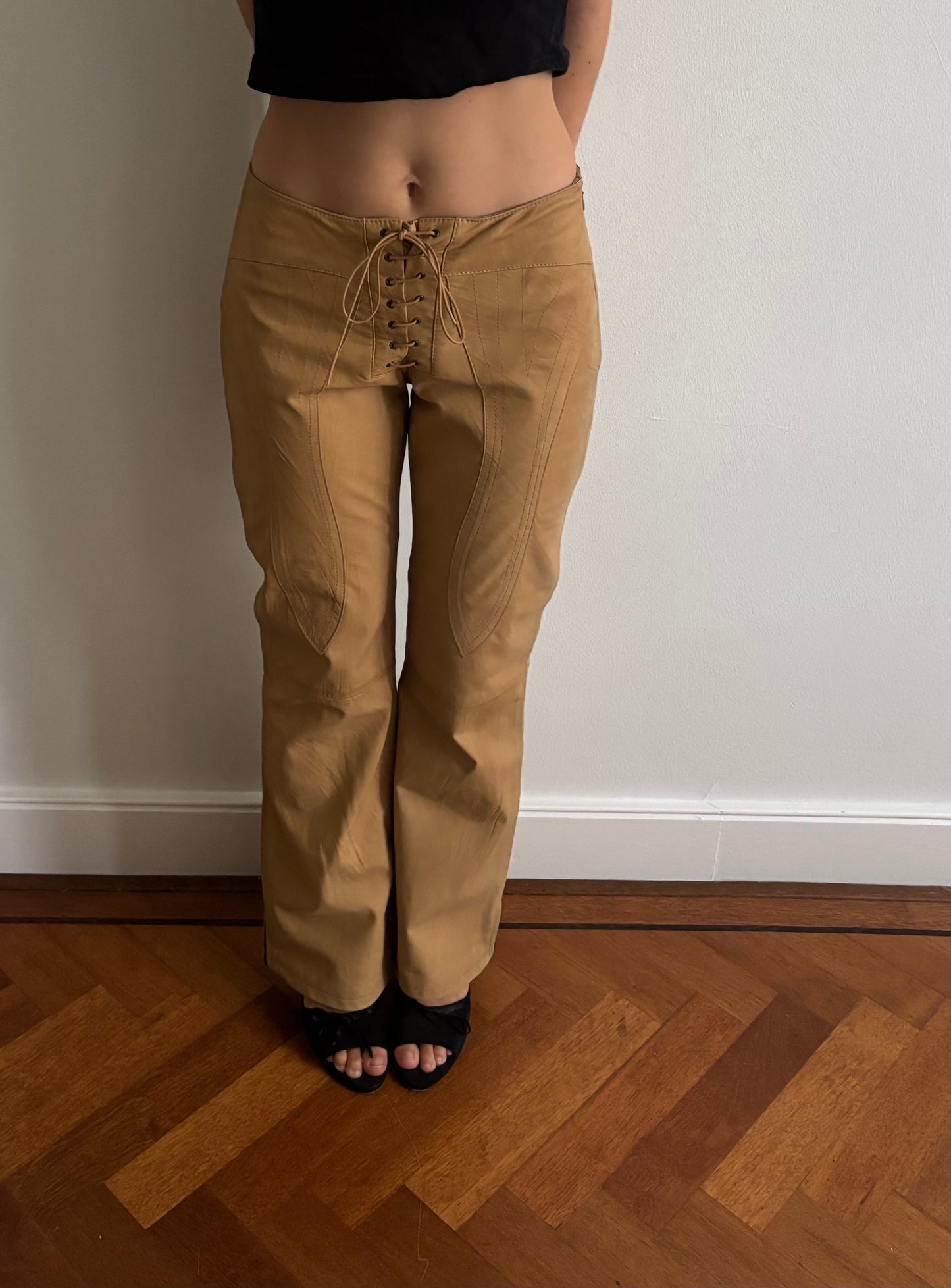 Vintage D&G leather pants