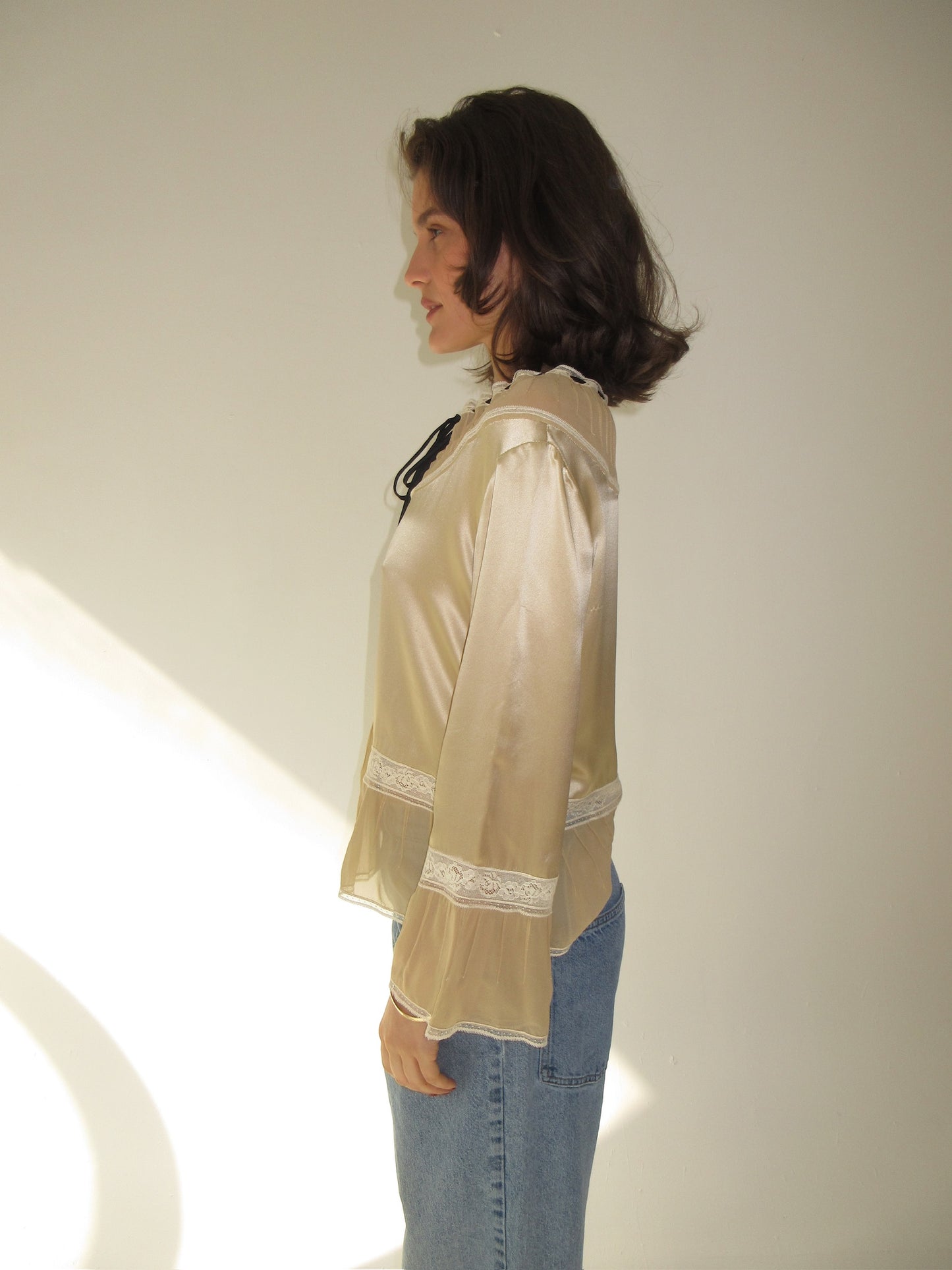 Vintage Alberta Ferretti silk top