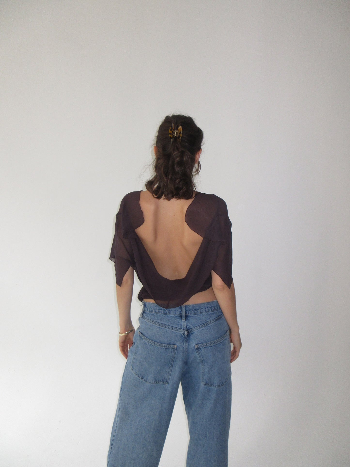 SS2000 Chloé silk runway top