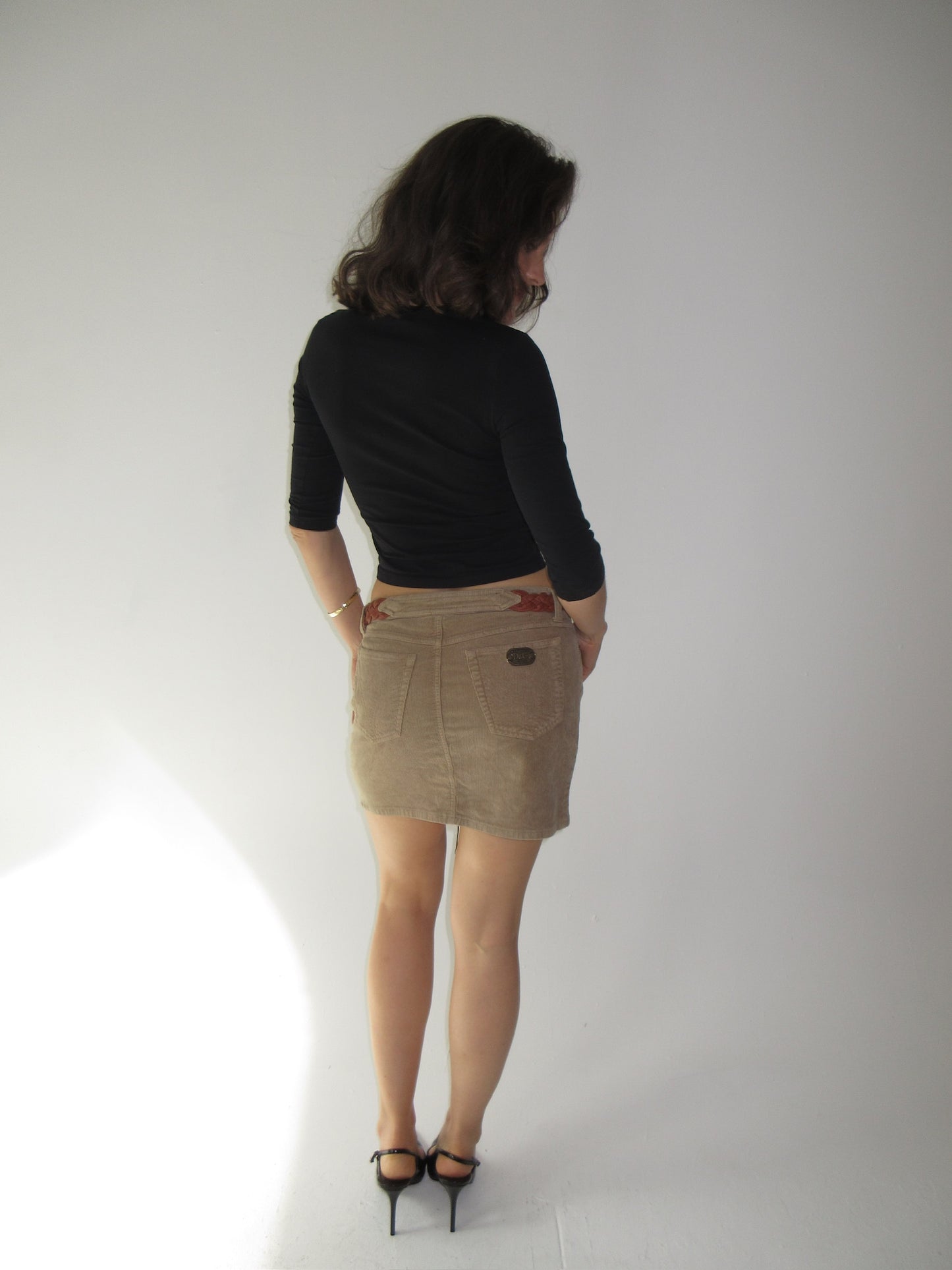 Vintage D&G skirt leather belt