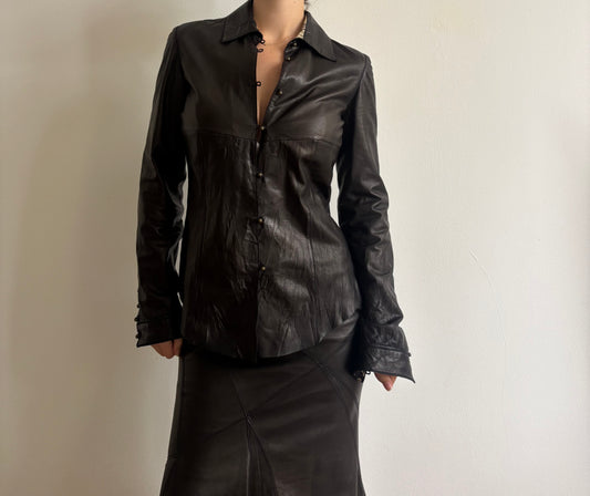 Vintage Roberto Cavalli leather jacket