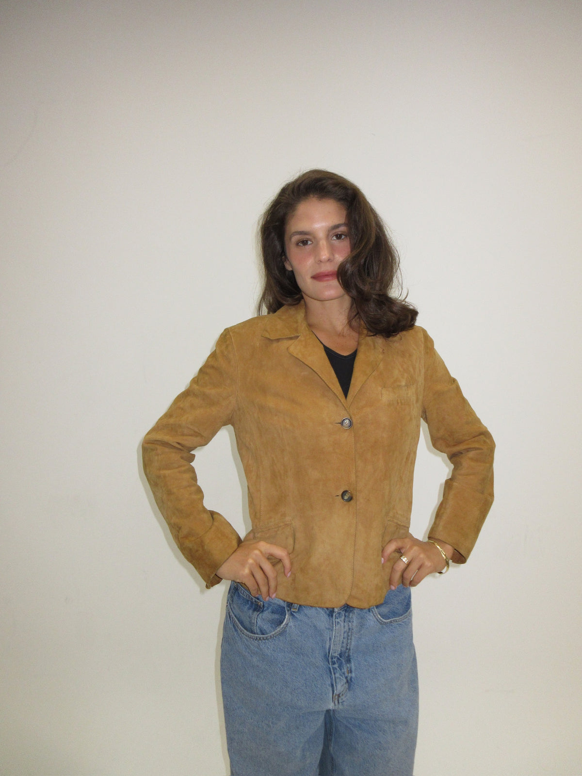 Vintage D&G suede jacket