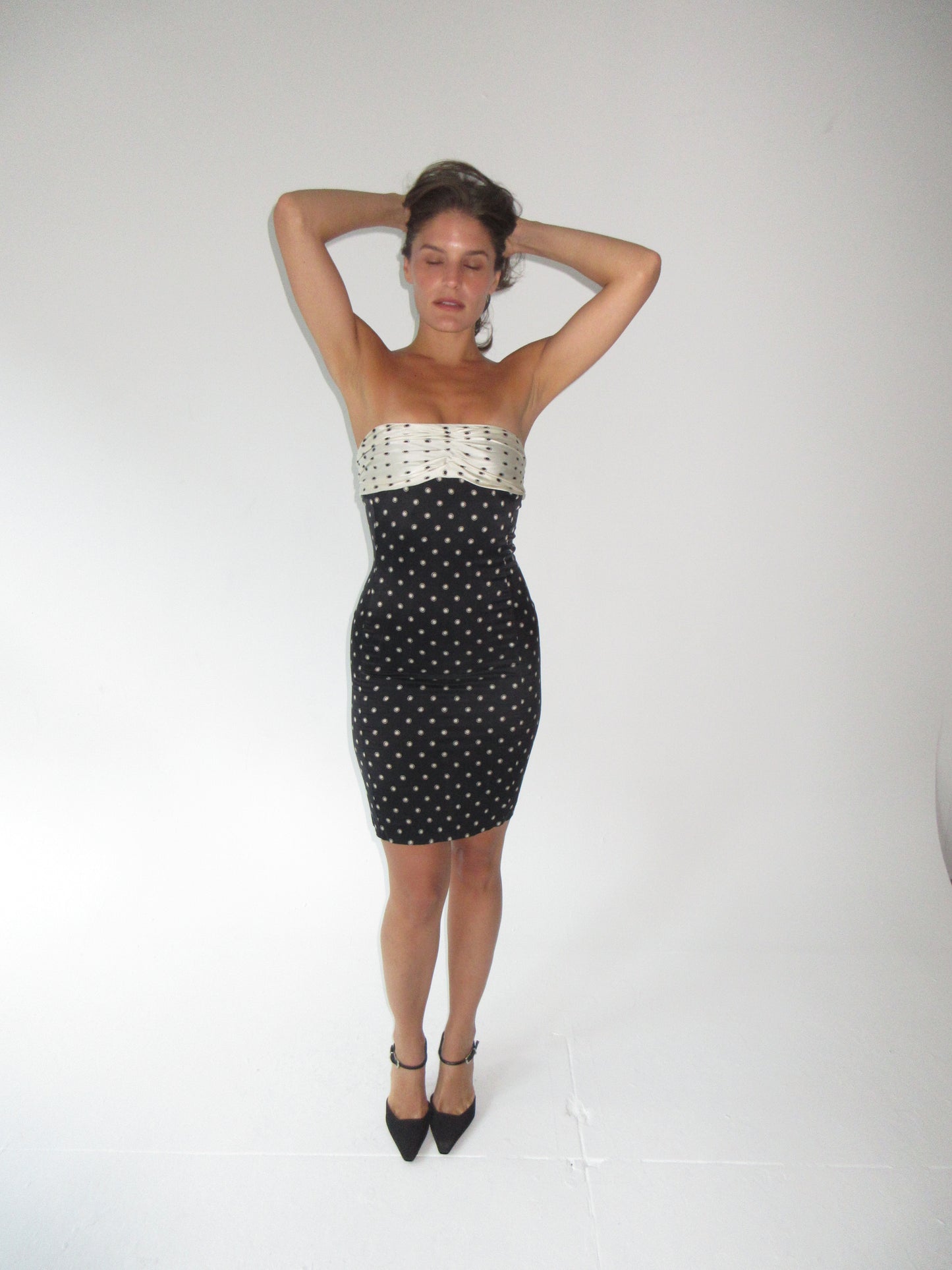 Vintage YSL silk dress