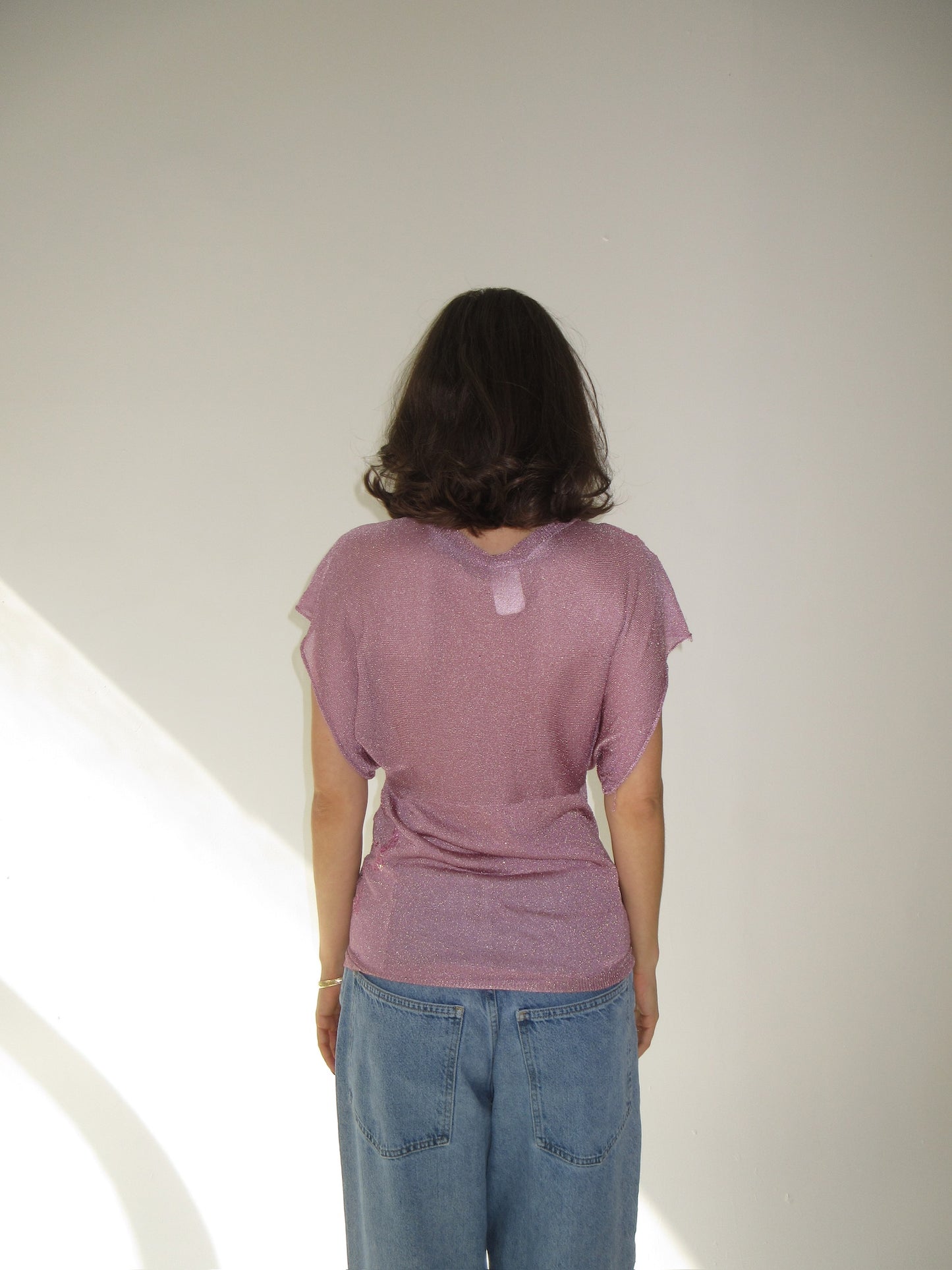 Vintage John Galliano purple sequined top