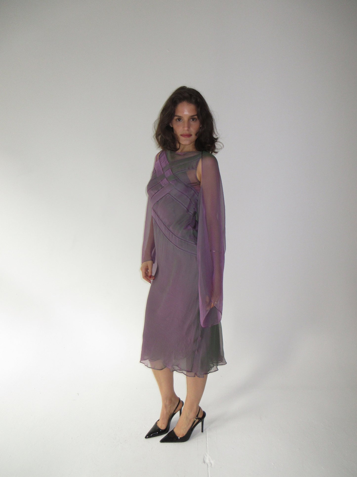 SS1998 Alberta Ferretti silk dress