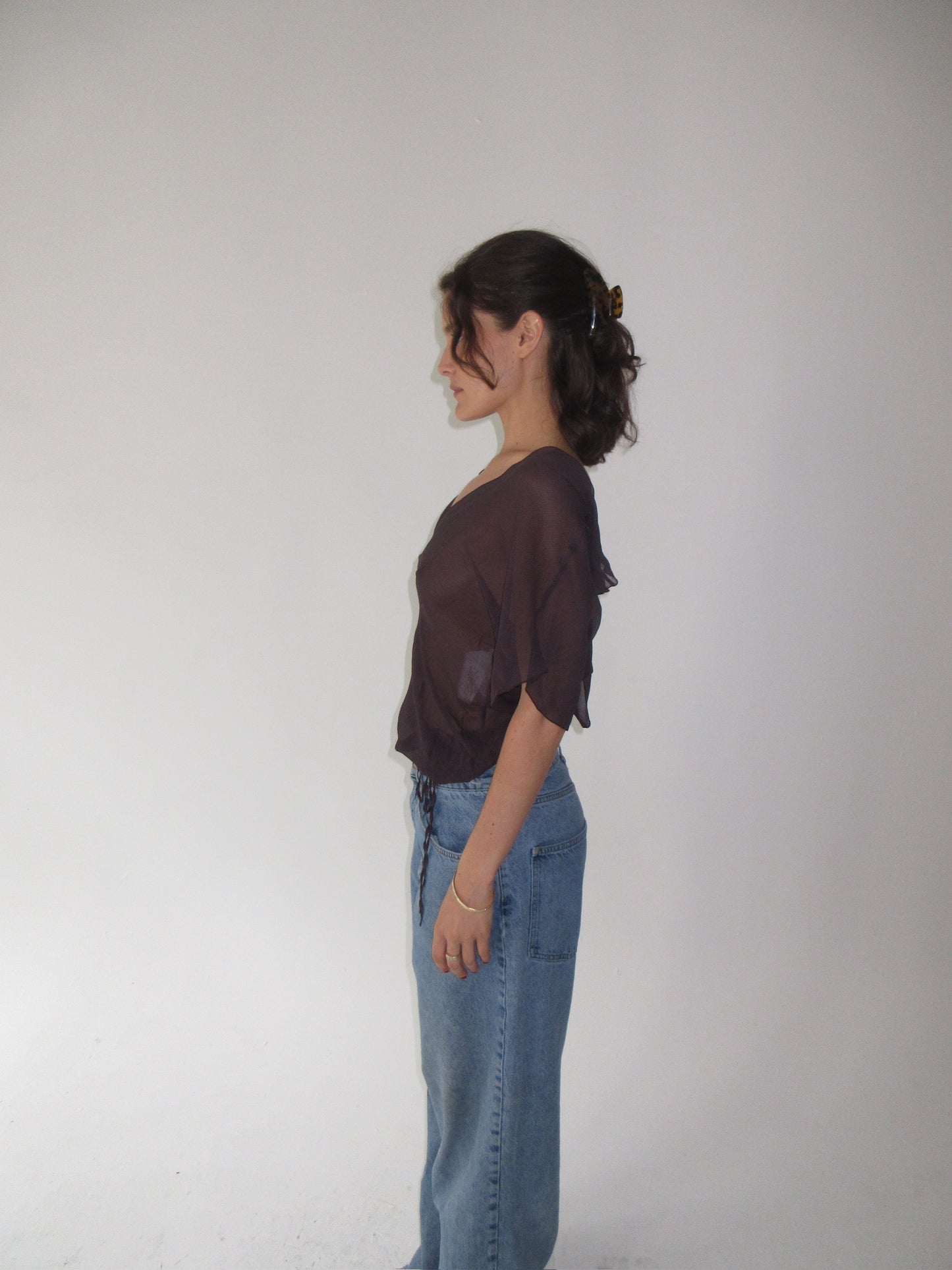 SS2000 Chloé silk runway top
