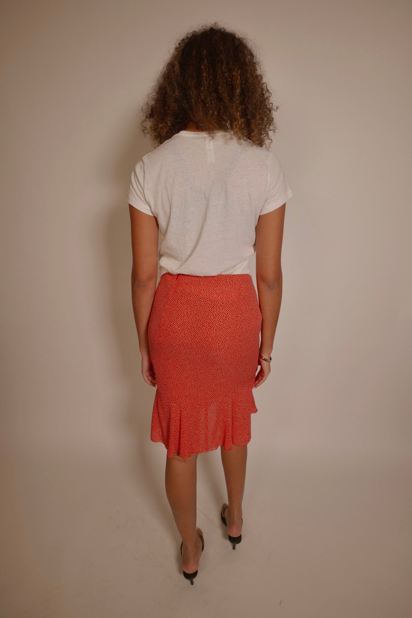 Vintage Valentino Silk Skirt with beading