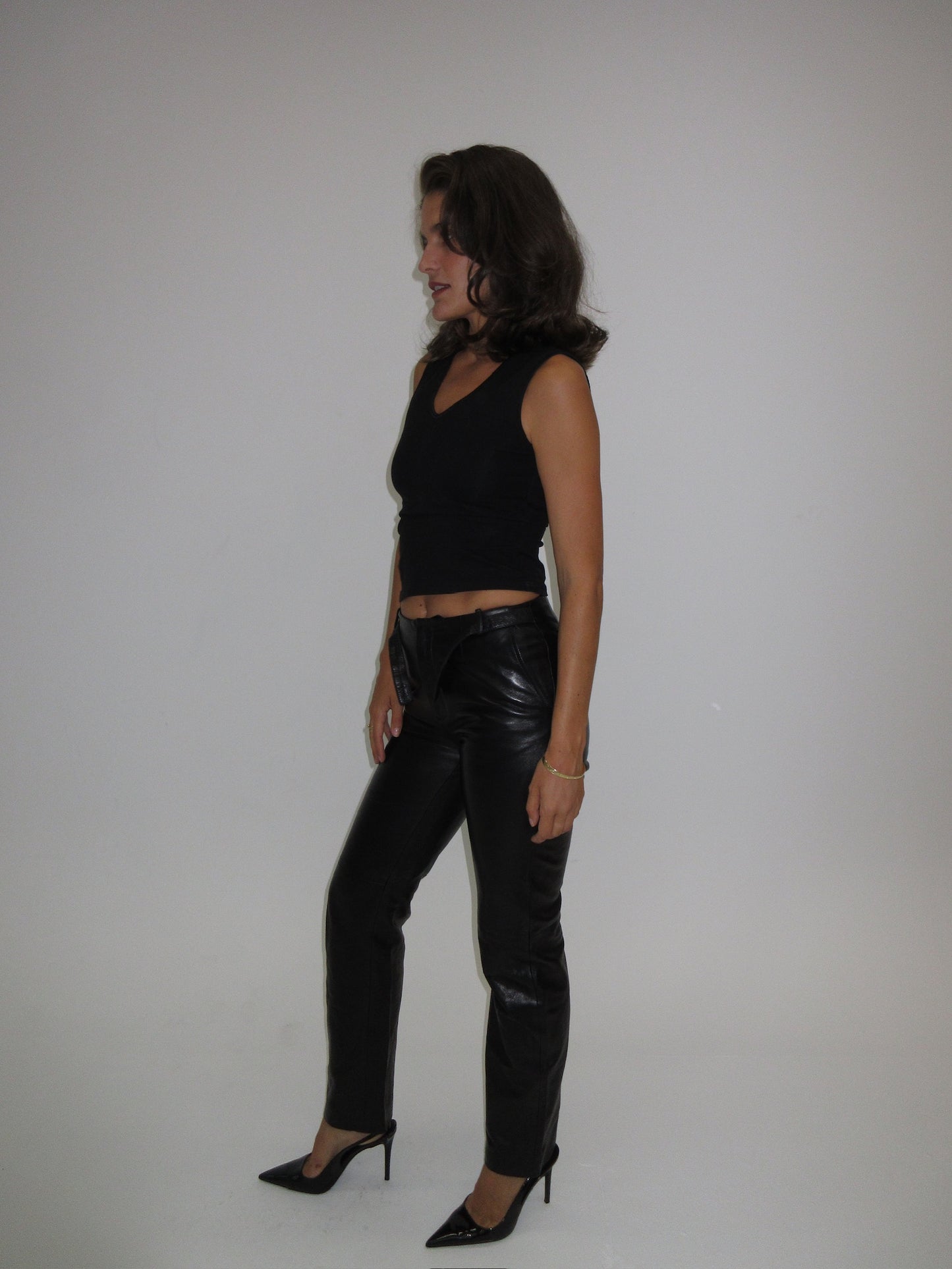 Vintage Gucci by Tom Ford leather pants