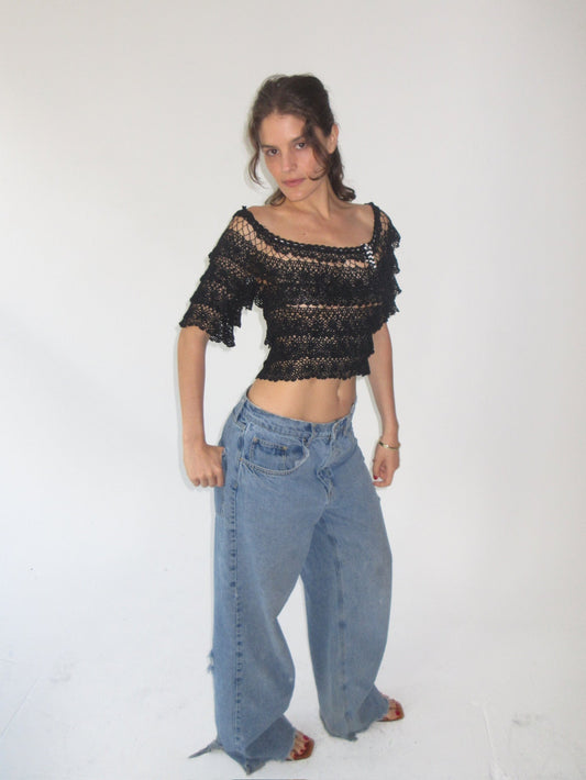 Vintage Missoni crochet top