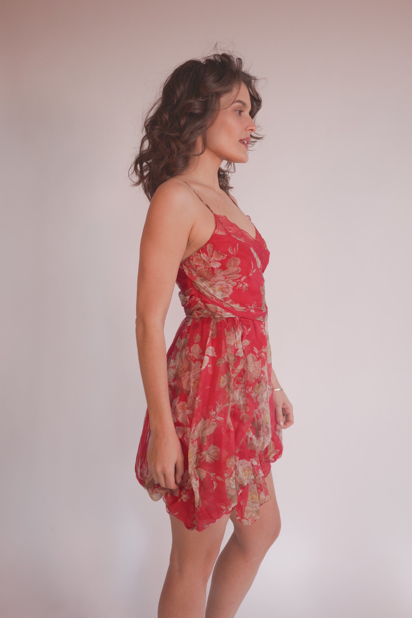 Christian Dior by John Galliano Floral & Lace Dress