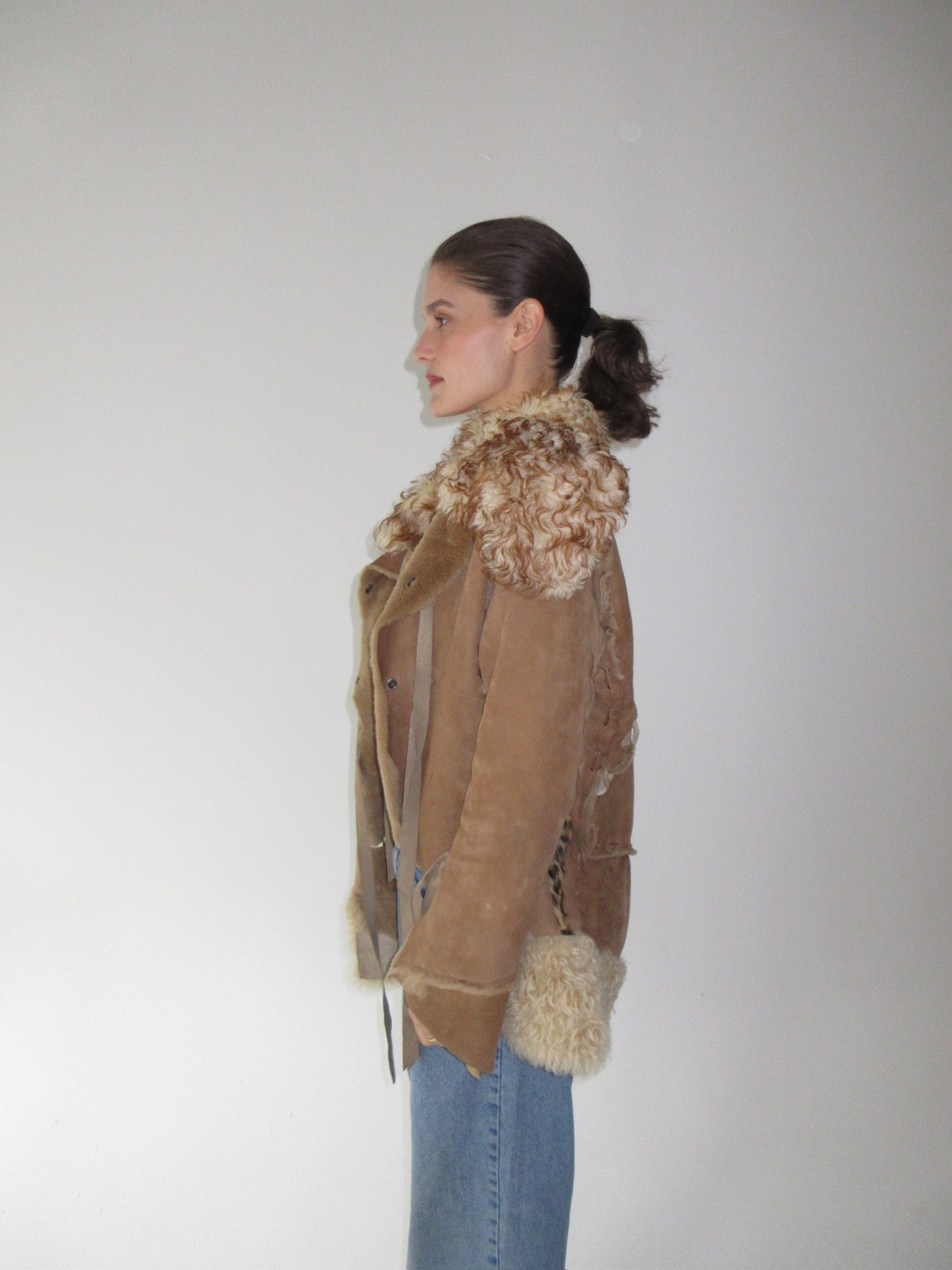 Dolce & Gabbana FW 2001 Suede & Fur Jacket