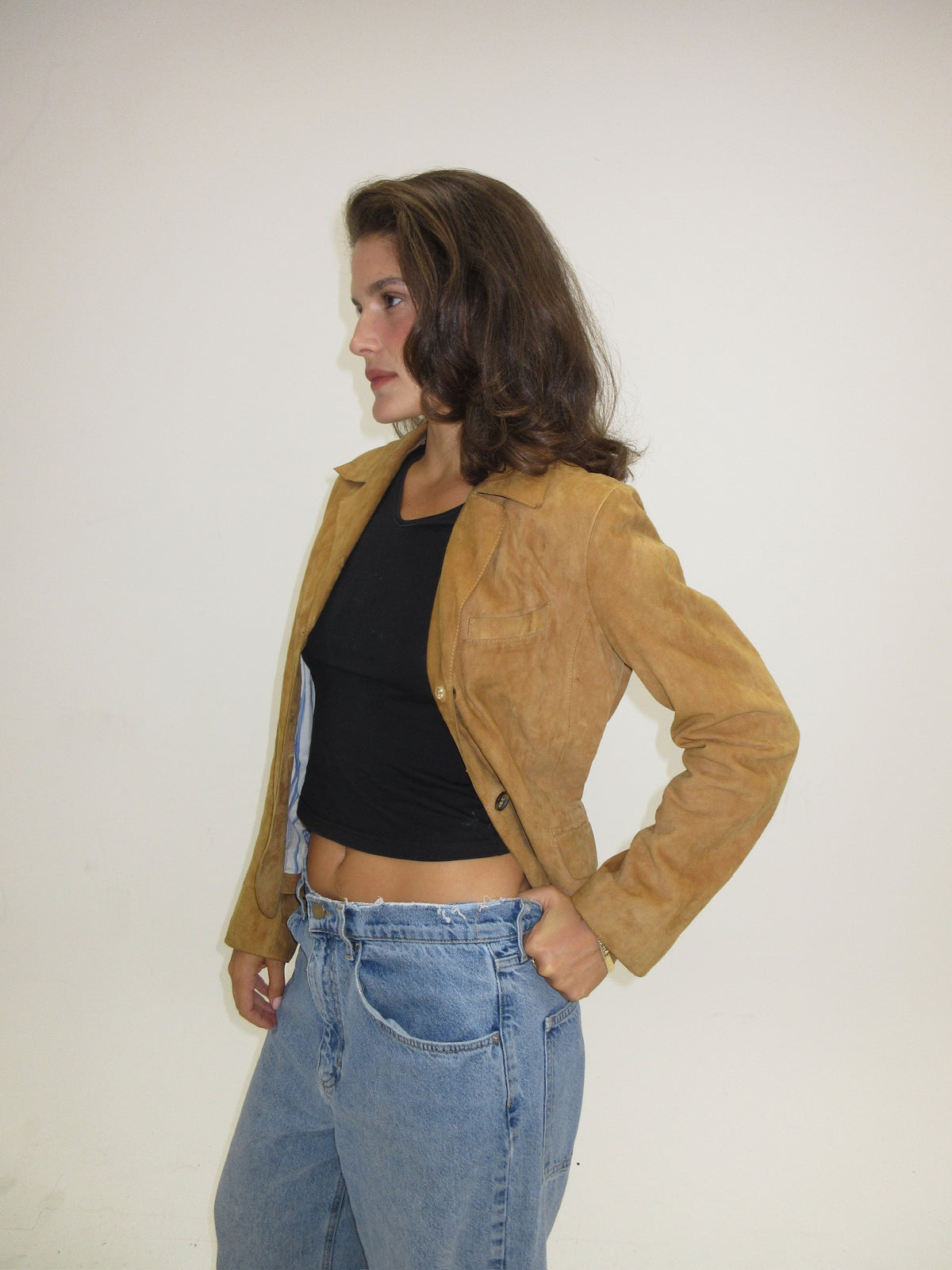Vintage D&G suede jacket