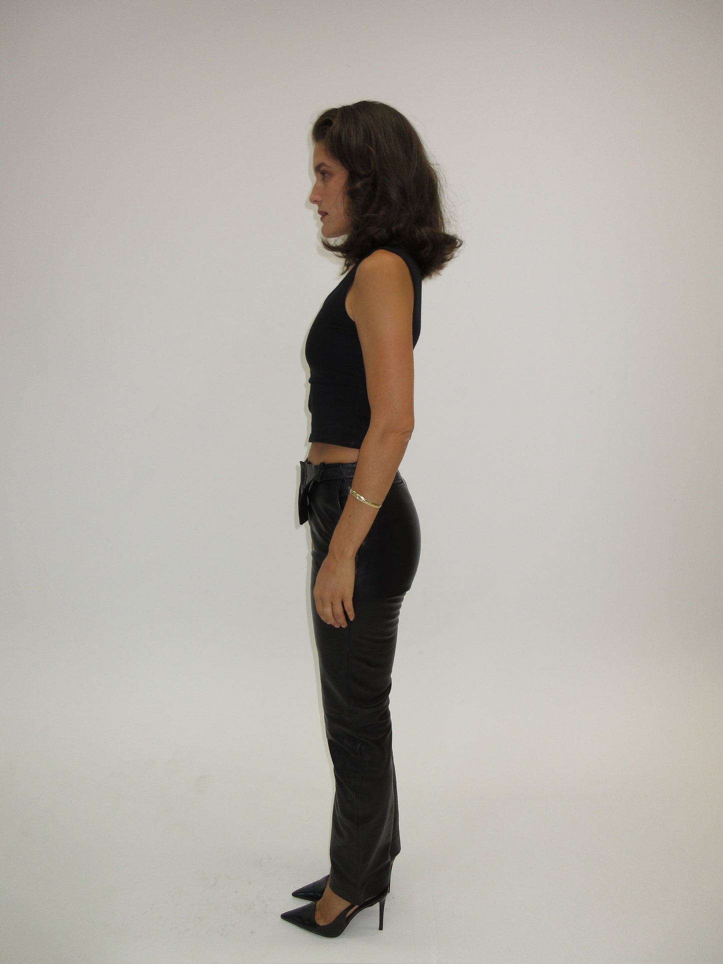 Vintage Gucci by Tom Ford leather pants