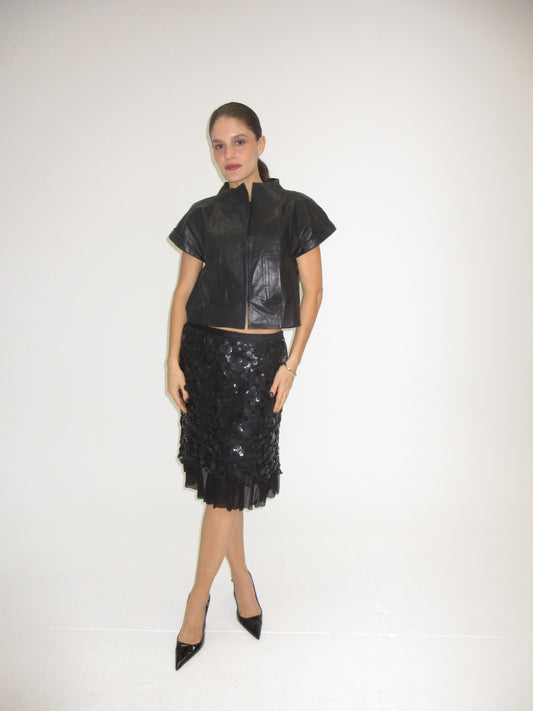 Chloe leather top