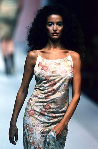 Stunning archival SS1998 Roberto Cavalli floral dress