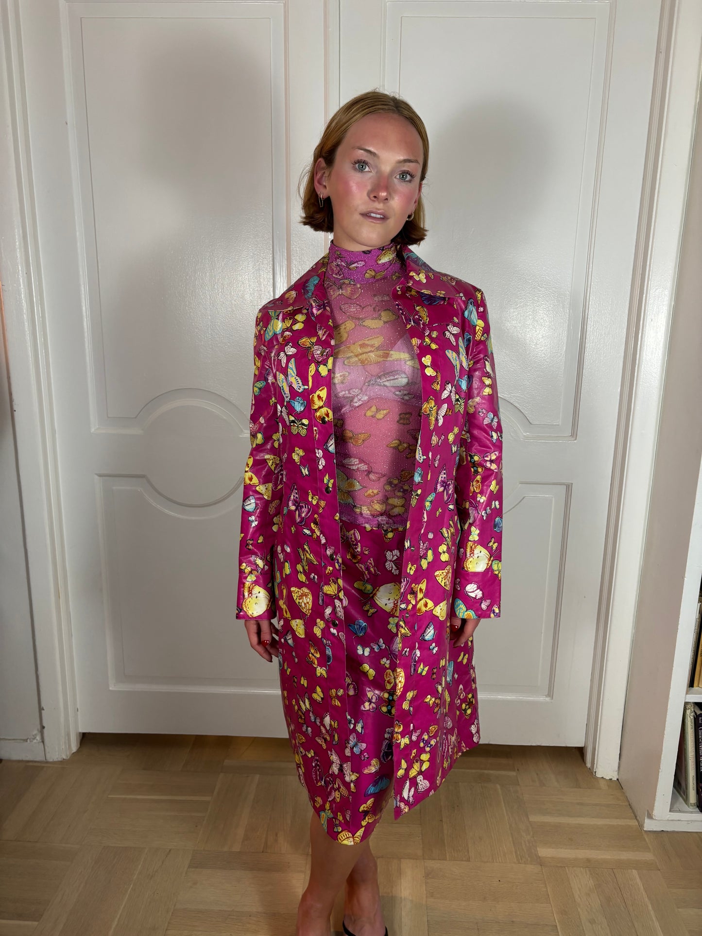 Vintage D&G Butterfly Print Jacket