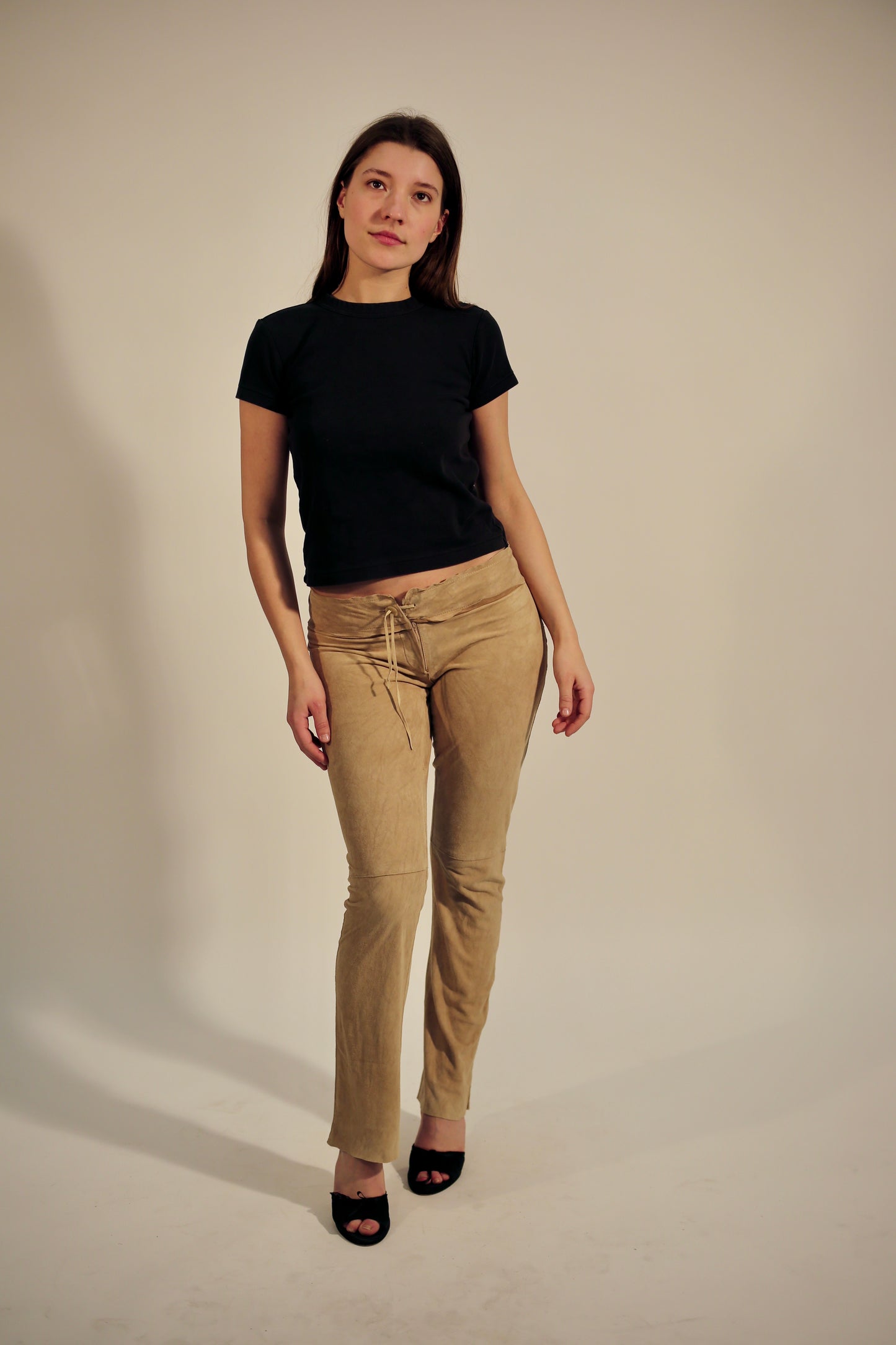 Vintage Dolce & Gabbana suede pants
