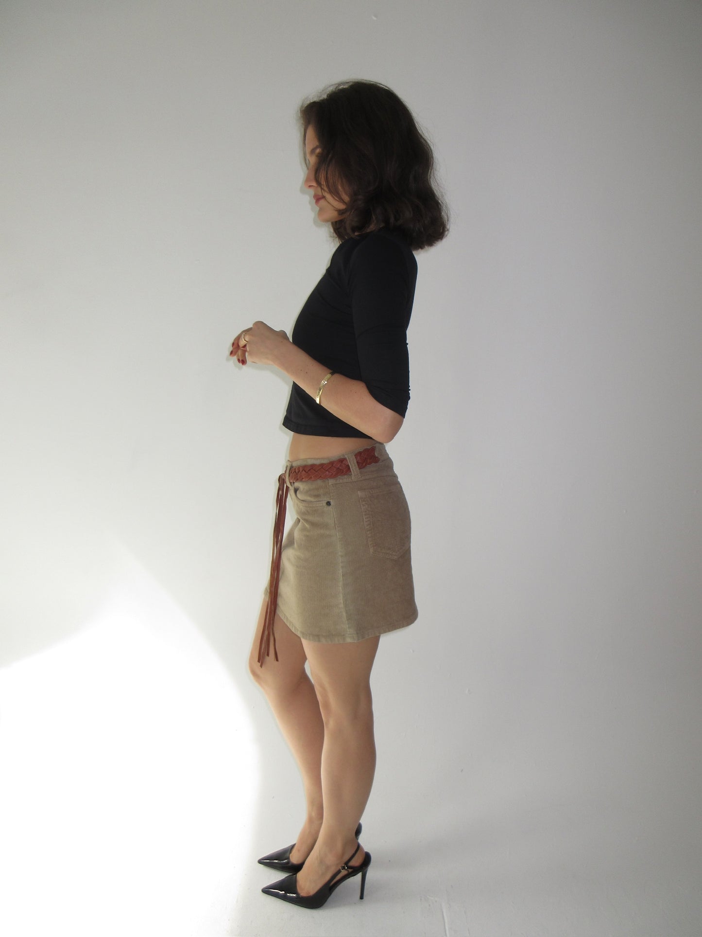 Vintage D&G skirt leather belt