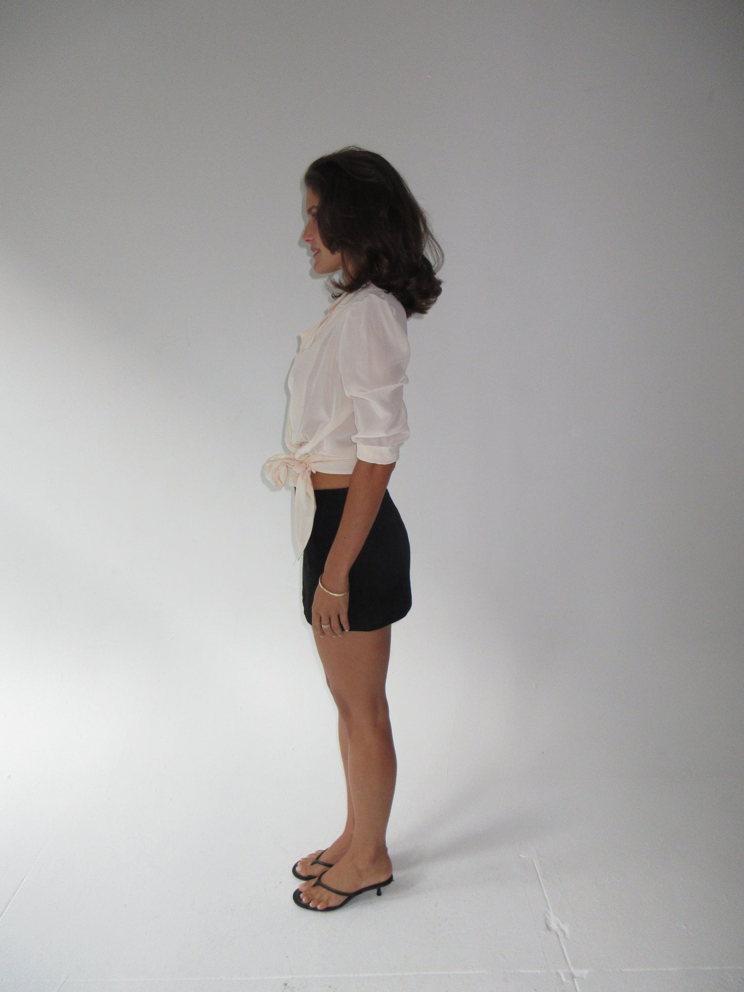 Vintage Ekyog Lolita Lempicka silk wrap top