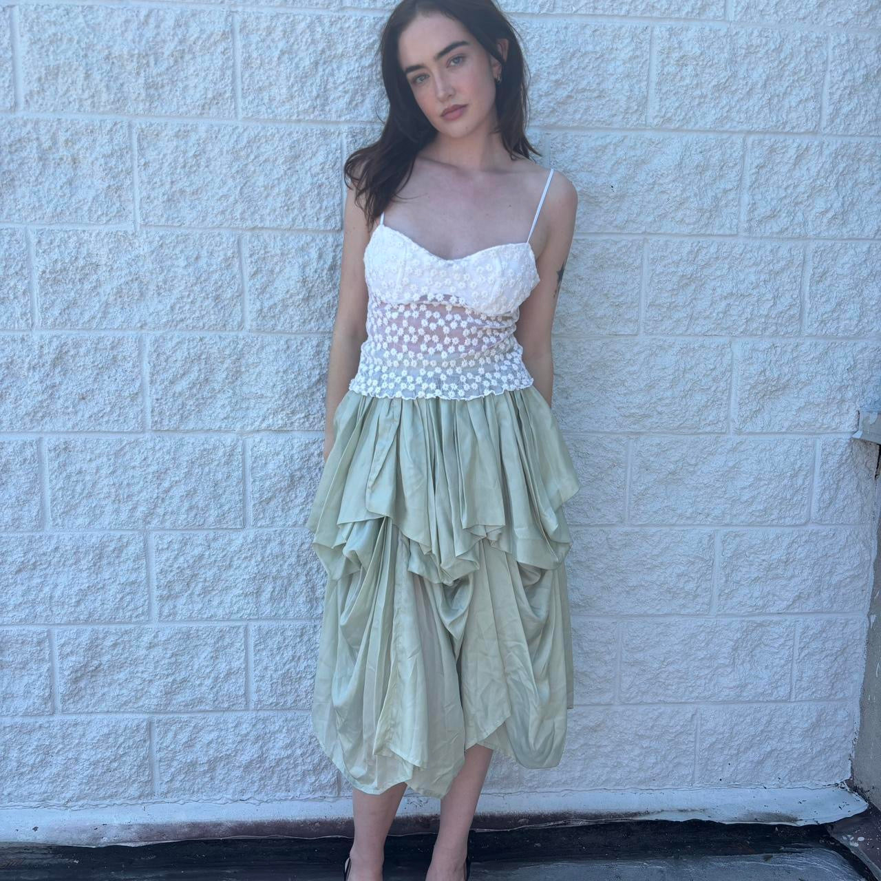 Vintage Versace jeans floral top