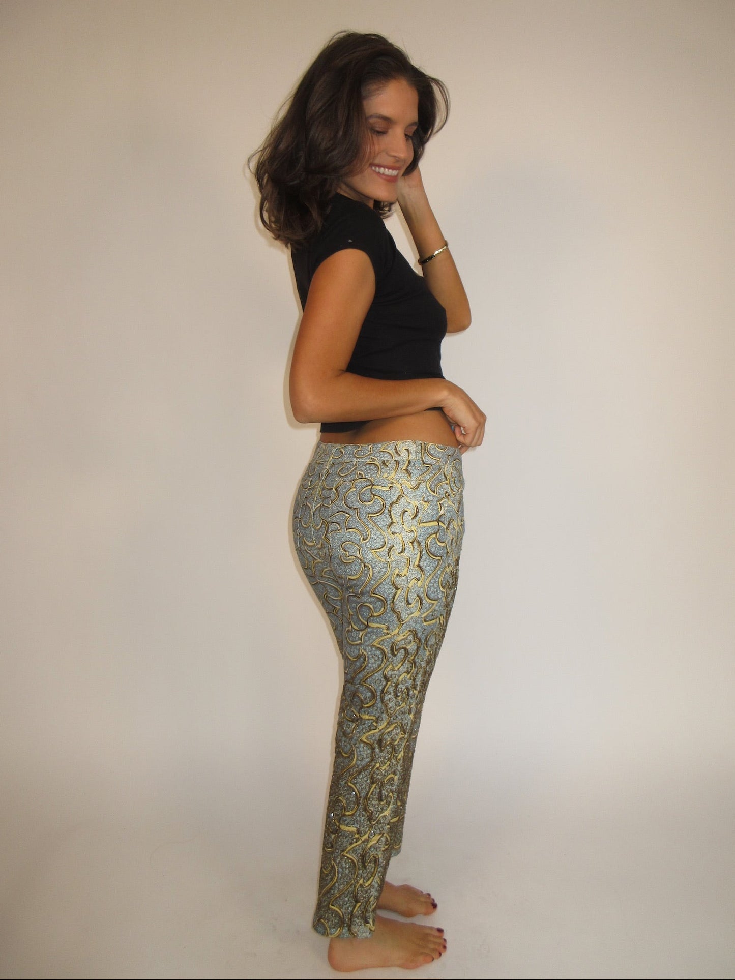 SS2000 Roberto Cavalli beaded pants