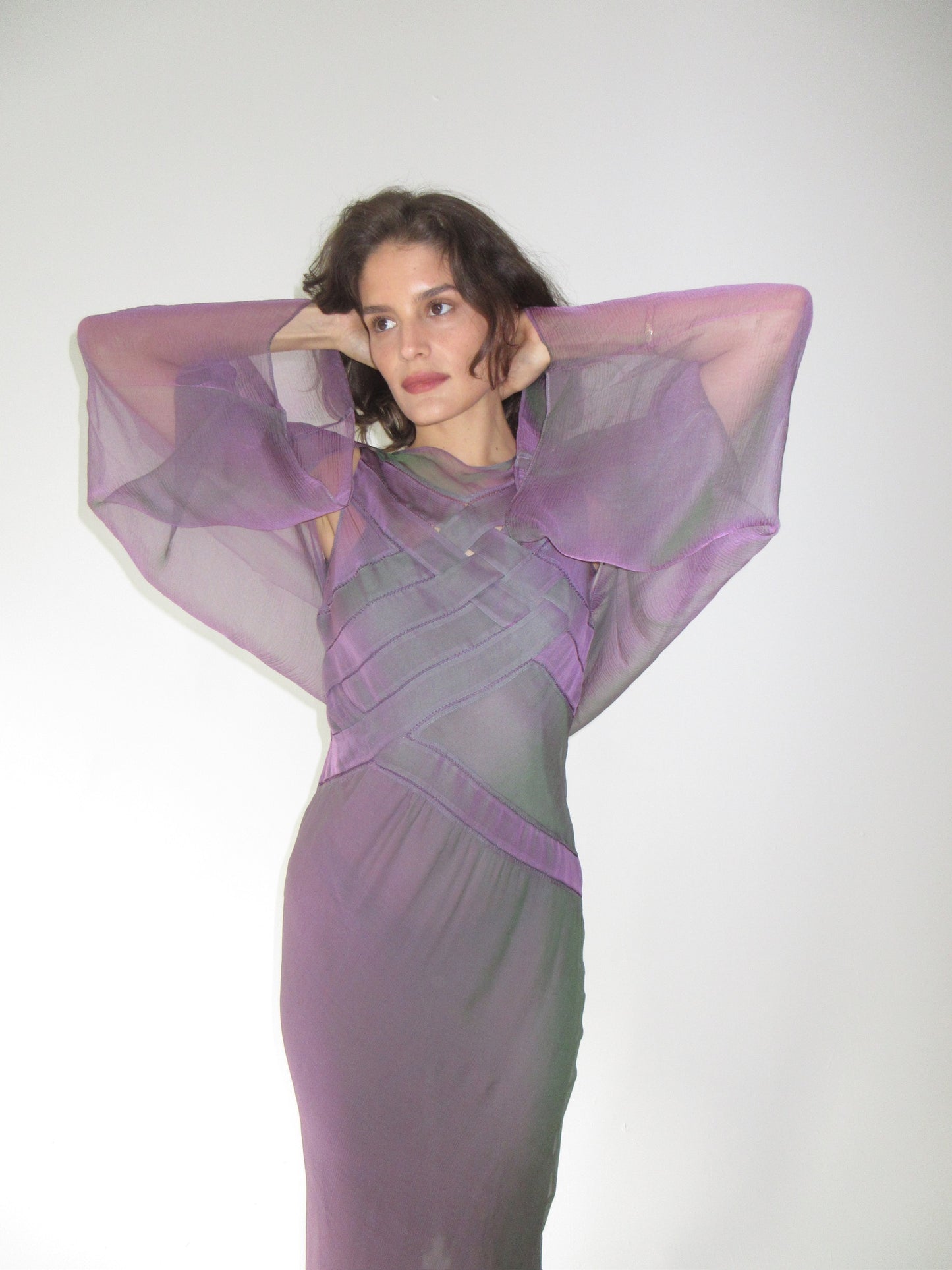 SS1998 Alberta Ferretti silk dress