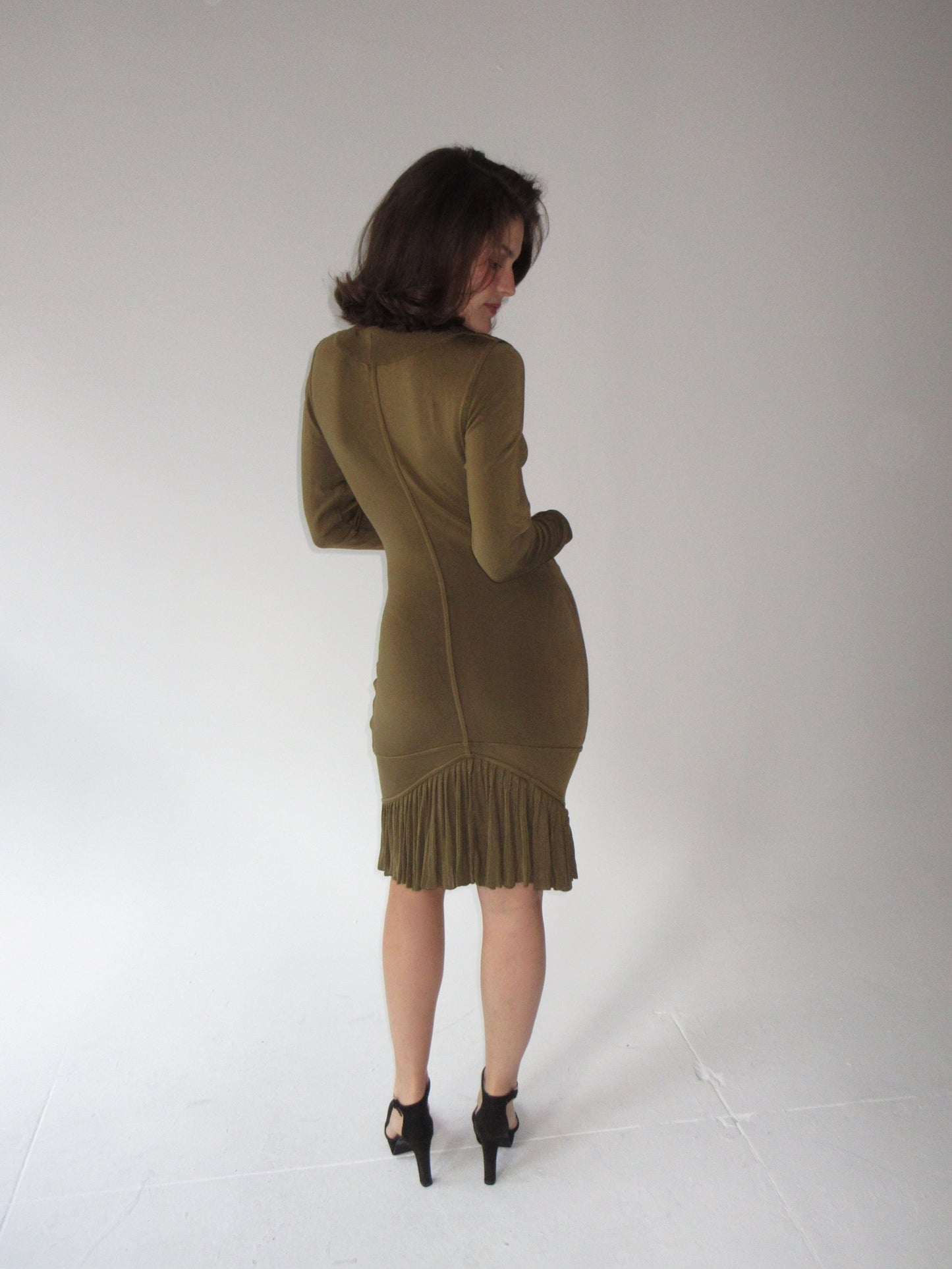 1990 Alaïa fishtail dress