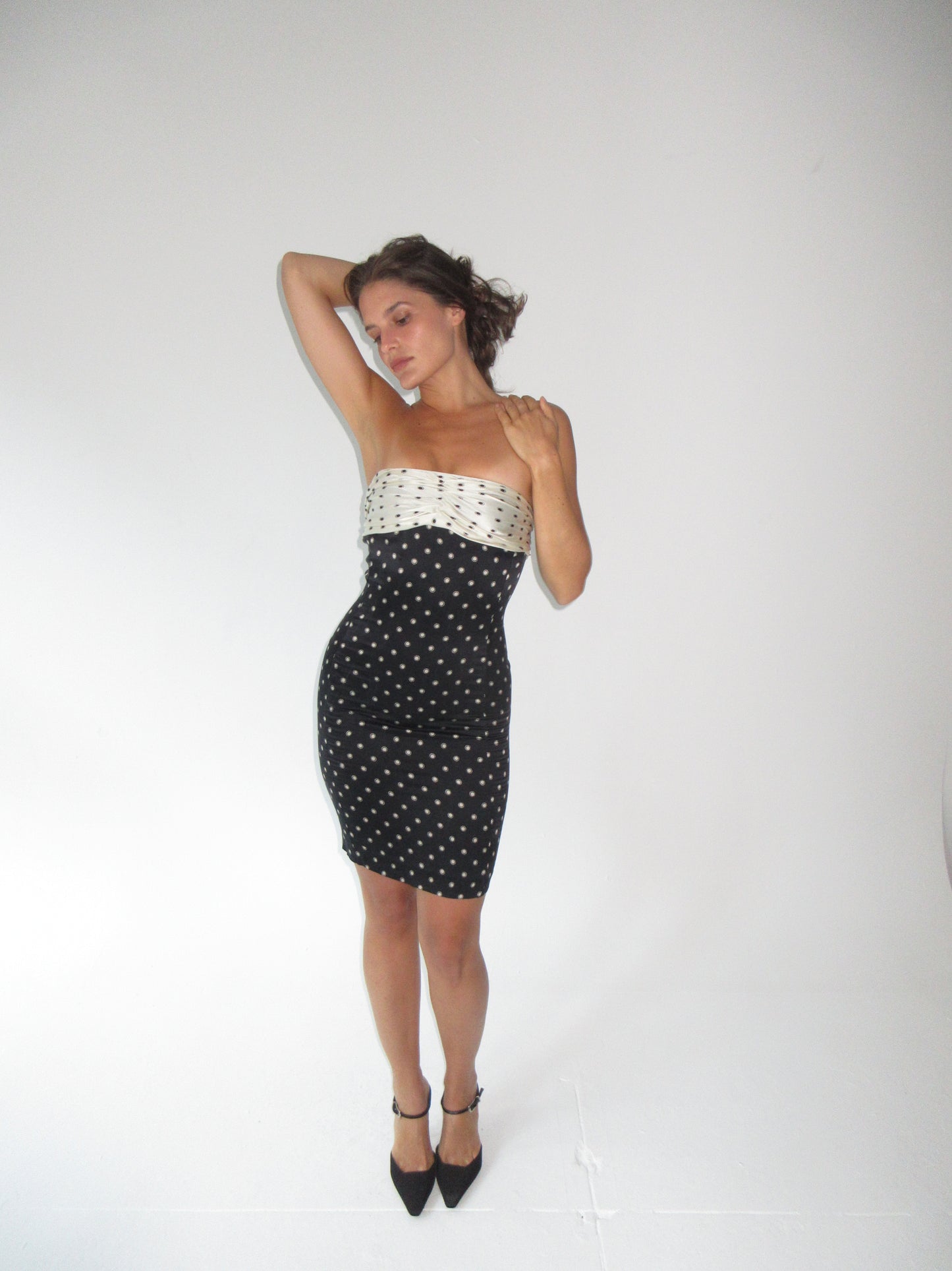 Vintage YSL silk dress