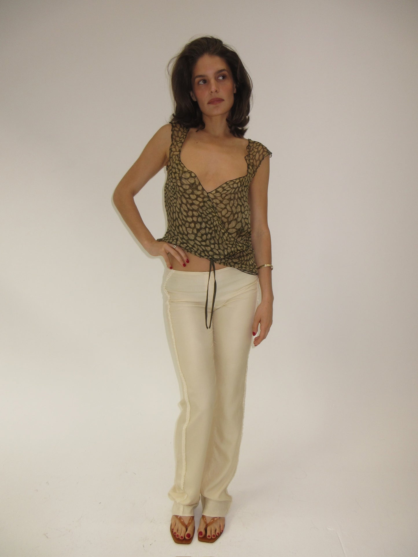 Vintage Versace Silk Pants
