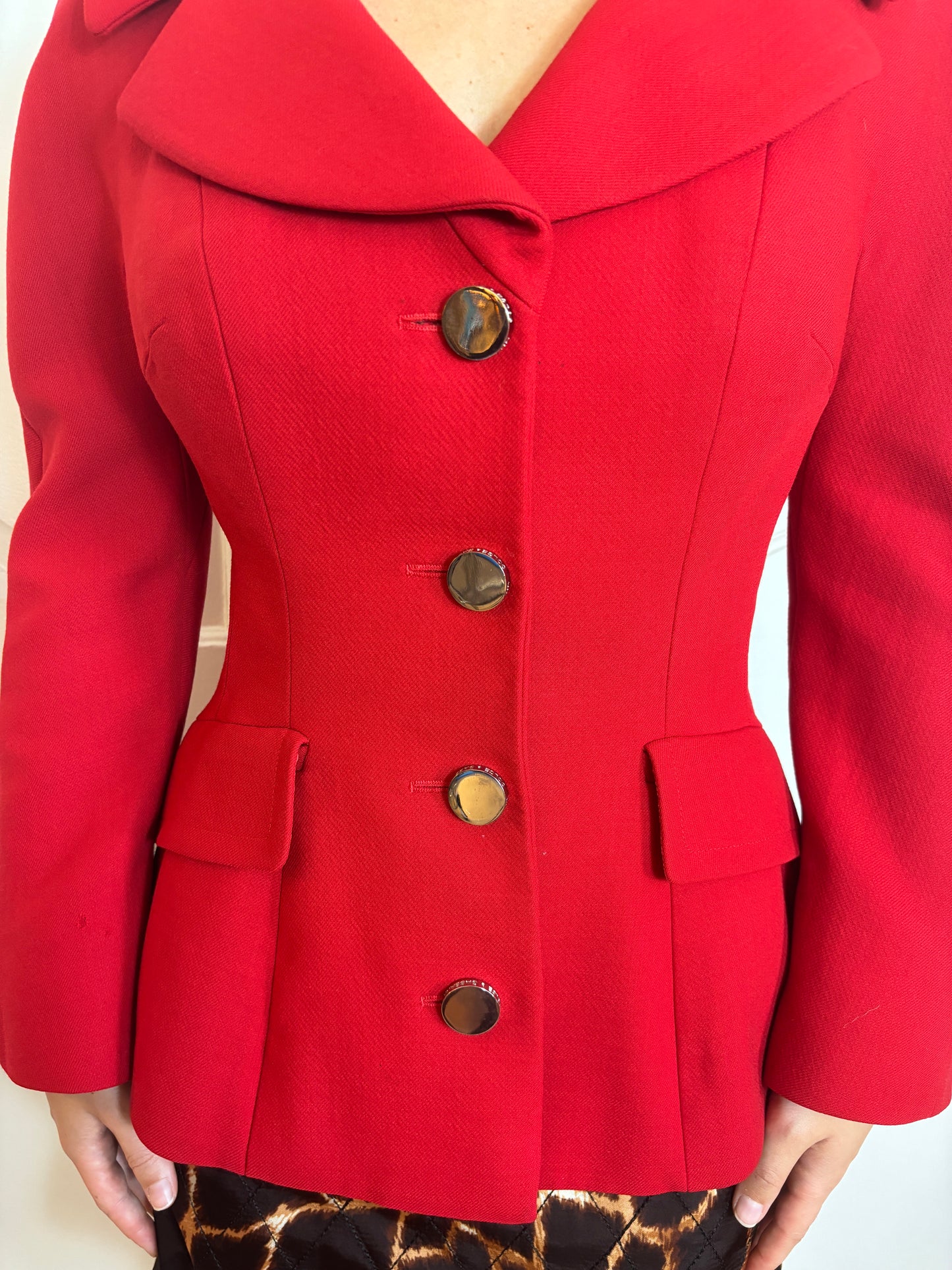 Iconic FW1995 Dolce & Gabbana Red Jacket