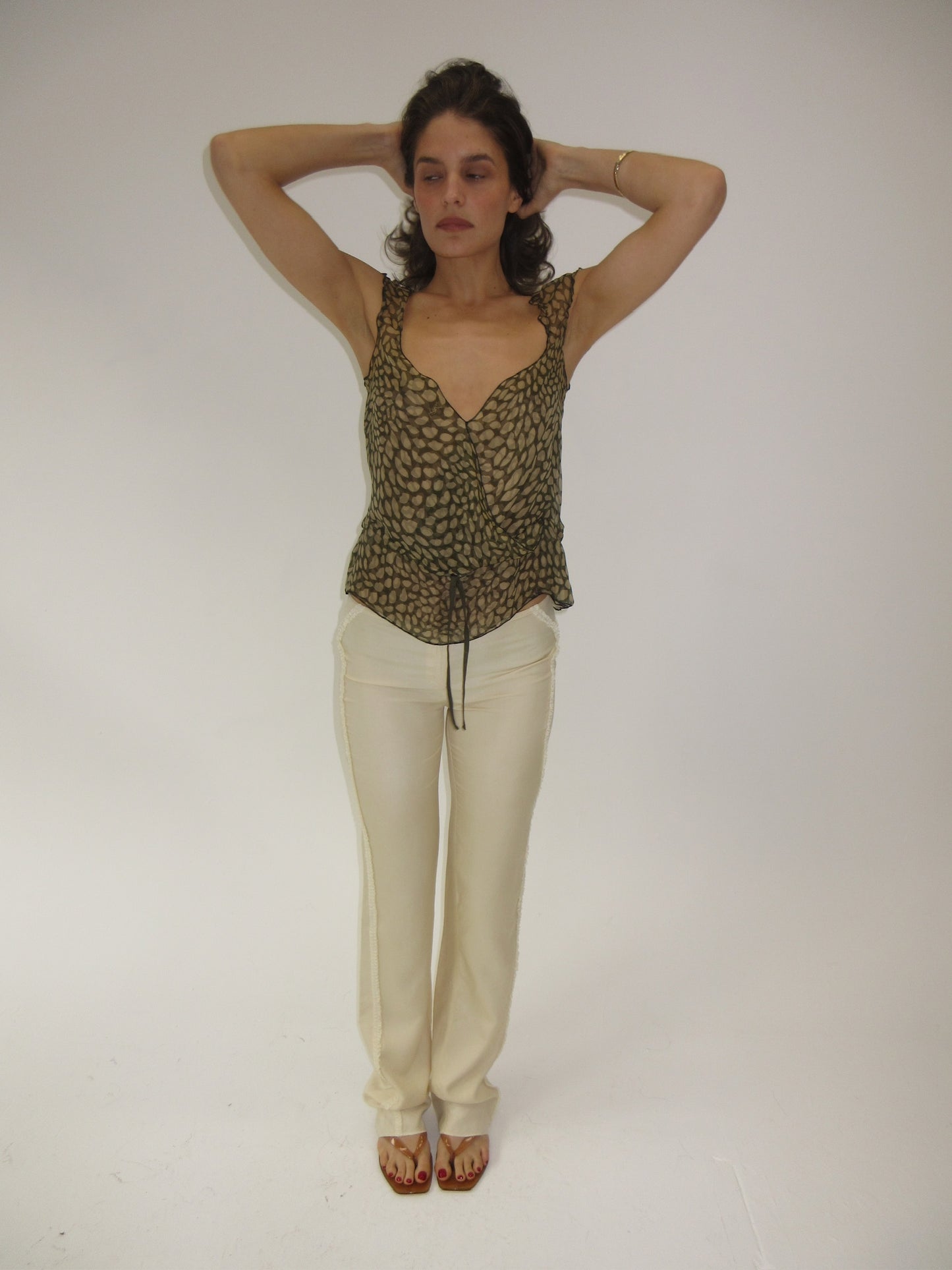 Vintage Versace Silk Pants