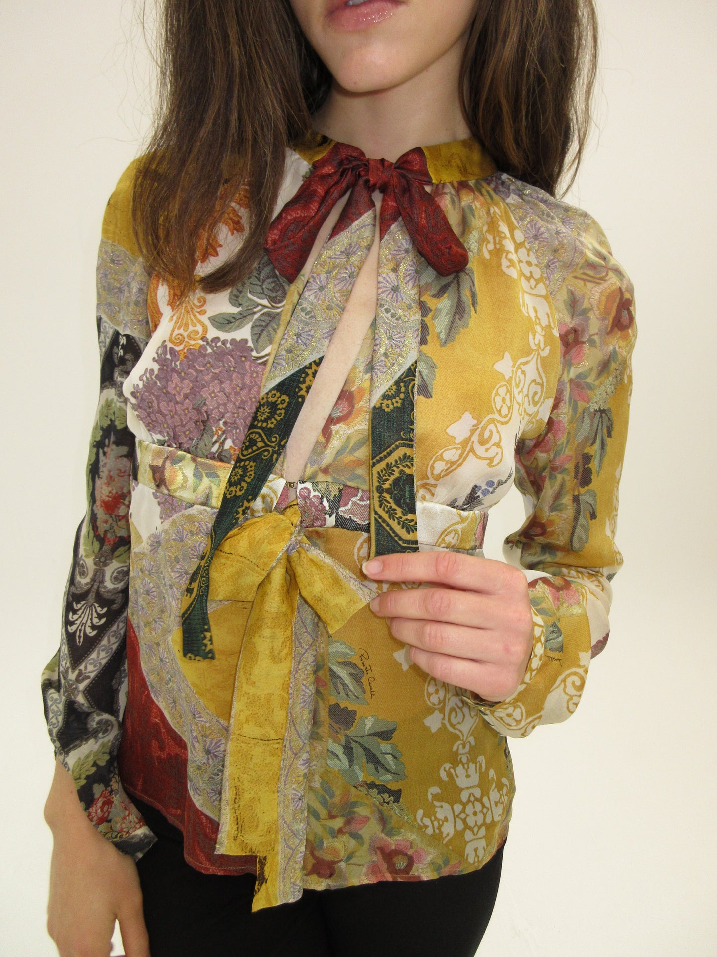 Vintage Roberto Cavalli silk top