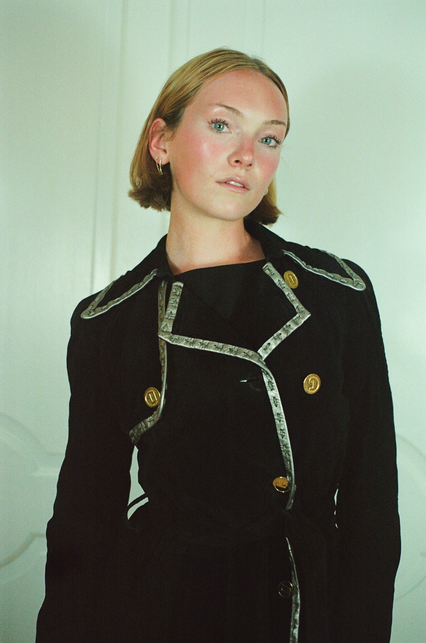 Vintage Dolce & Gabbana Suede Trench