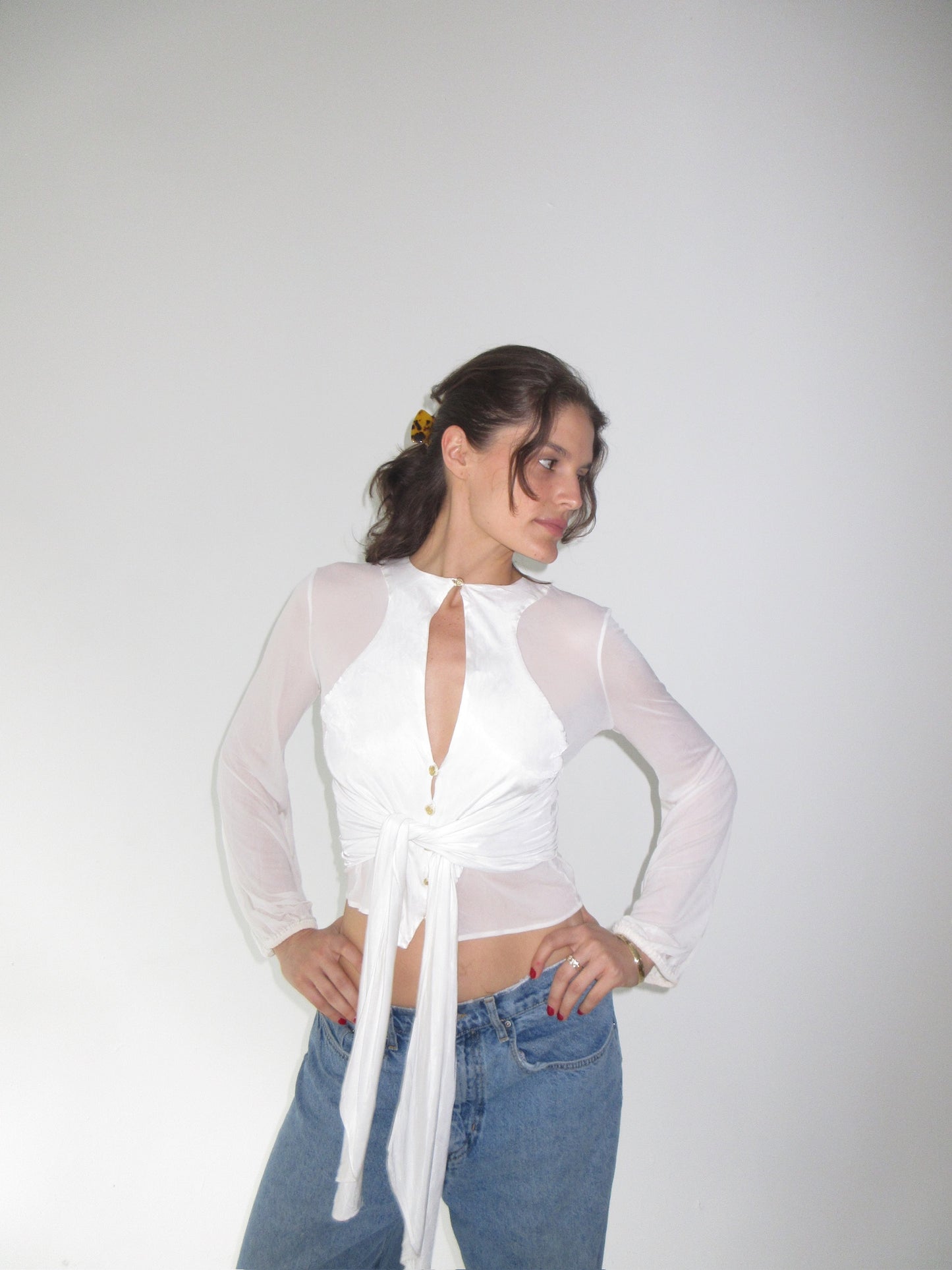 SS2006 Versace runway top