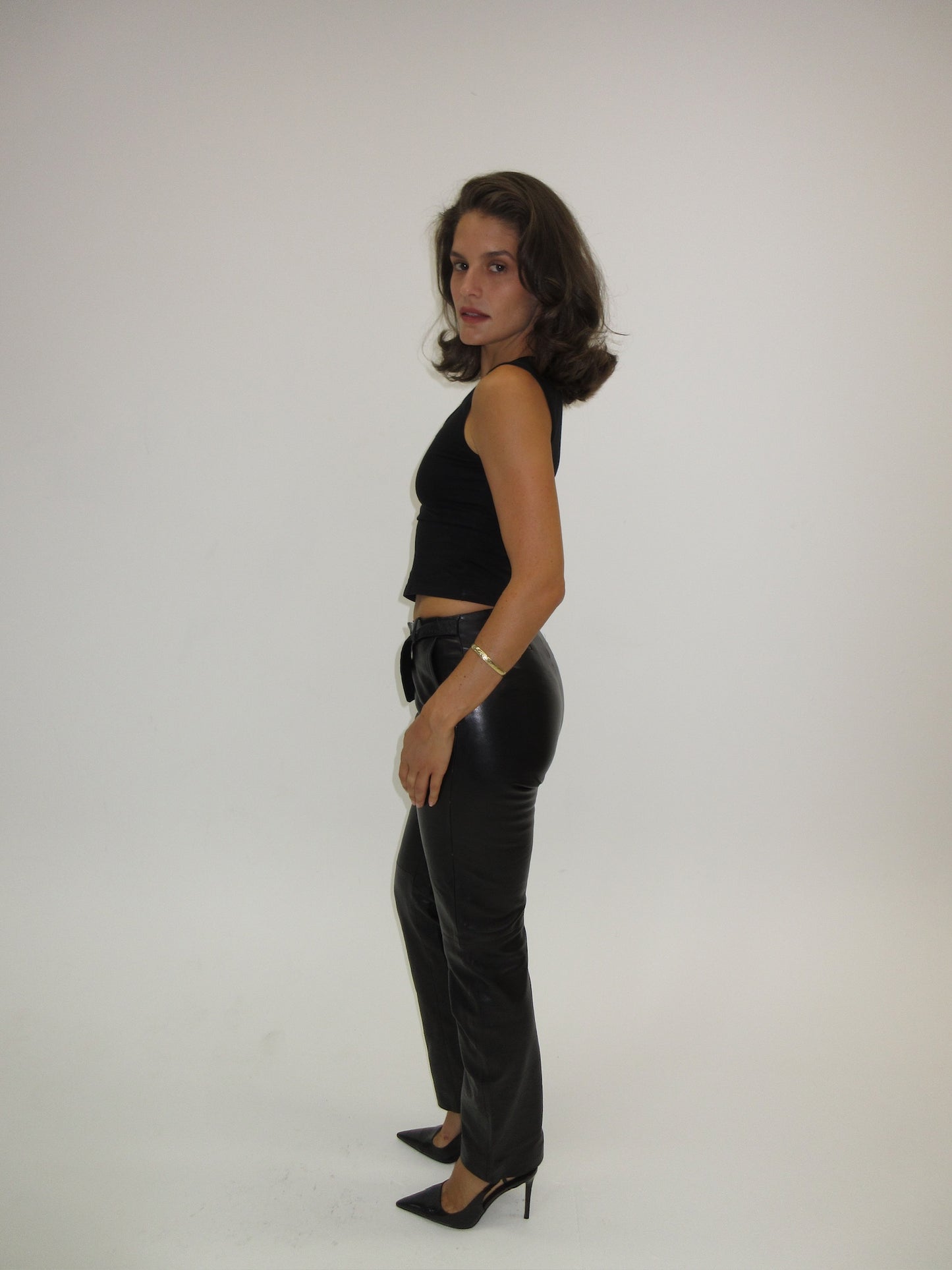 Vintage Gucci by Tom Ford leather pants