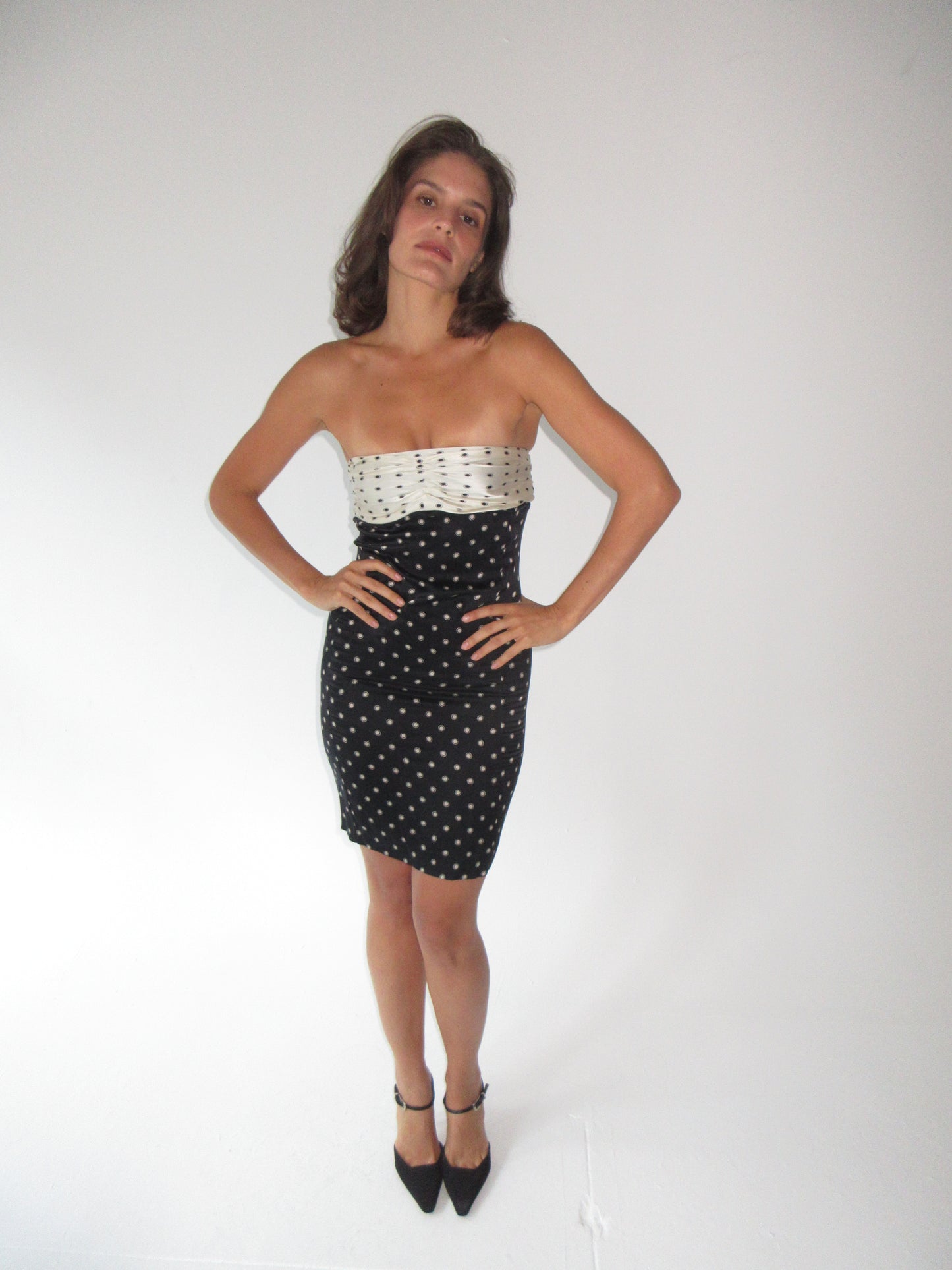 Vintage YSL silk dress